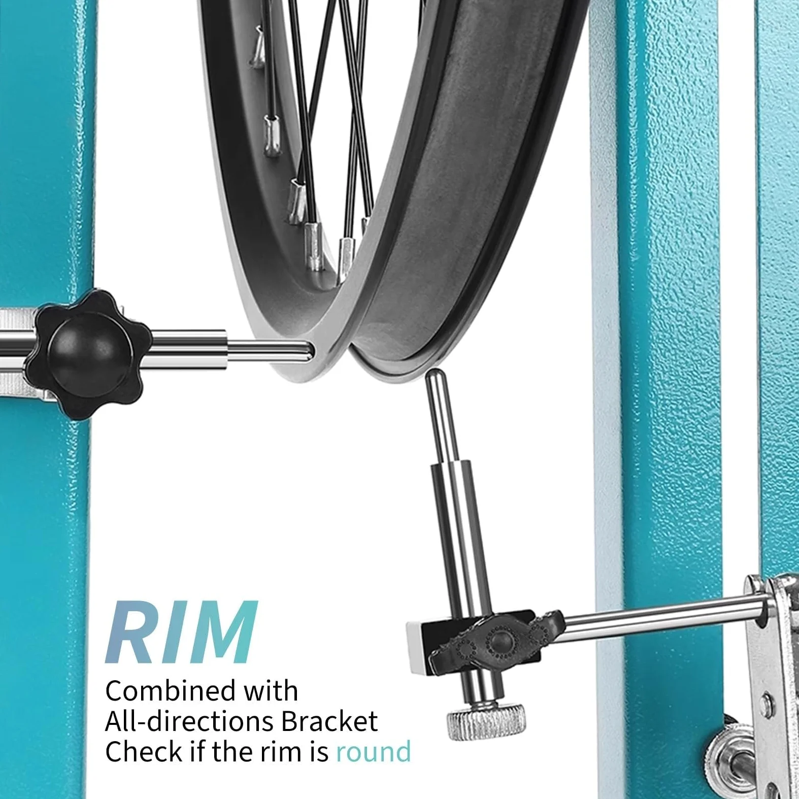 Centrador De Ruedas De Bicicleta, Soporte Para Mantenimiento De Bicicletas, Centrador De Neumáticos De Bicicleta, Centrador Para Mecánicos Domésticos, Para Ruedas De 16 A 27,5 Pulgadas