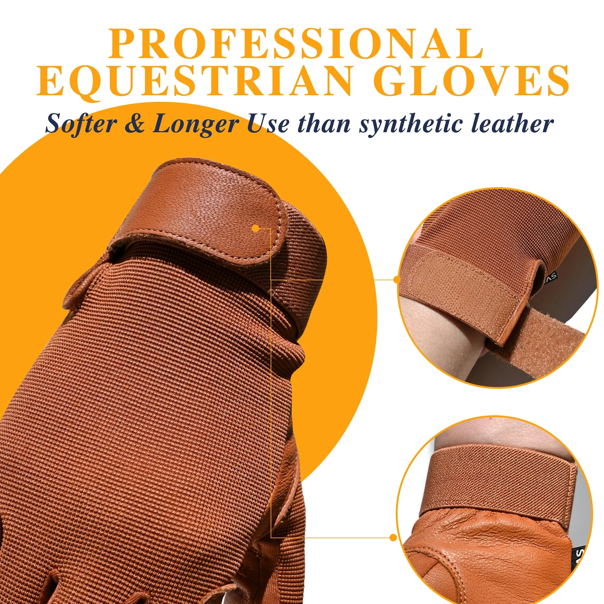 Guantes de equitación 100% de cuero aislados para mujer, guantes de equitación resistentes al viento para mujer, guantes de equitación transpirables para niñas, al aire libre, ciclismo