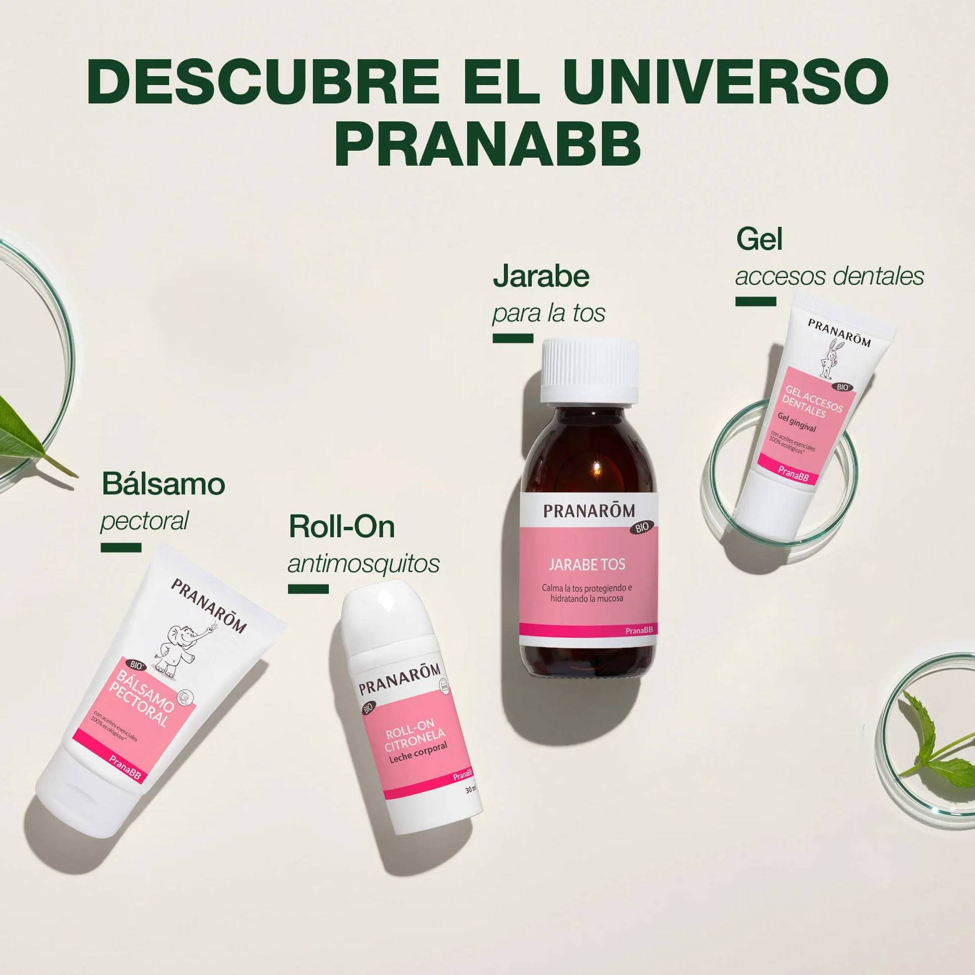 PRANARÔM PranaBB Roll-On Antimosquitos BIO 30 ml Repelente Natural Aceites Esenciales Orgánicos Protección 7 Horas