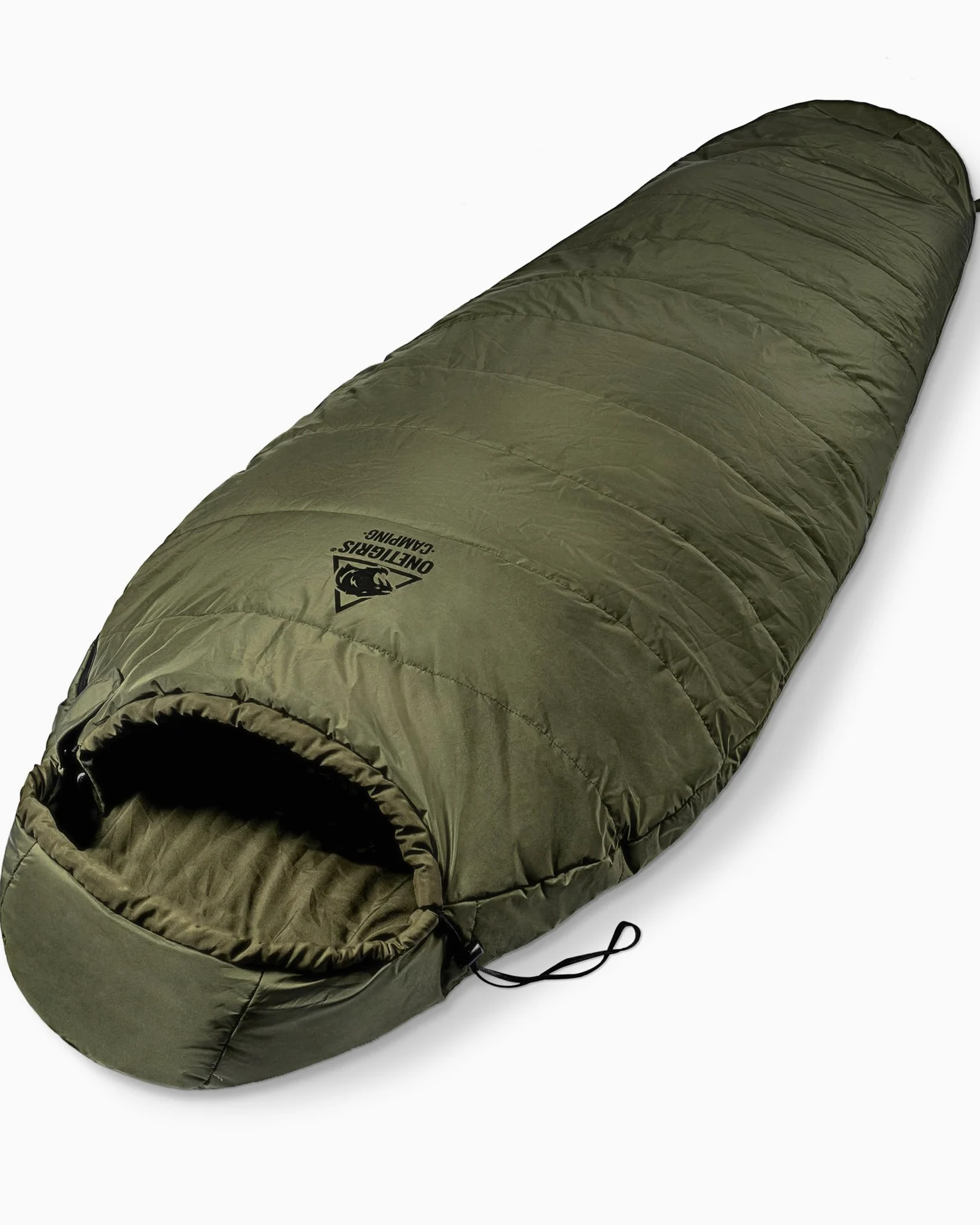 OneTigris Sacos de Dormir de Bushcrafter Tela de Pongee, Unisex, OD Verde, 6.8ft2.7ft/210cm84cm