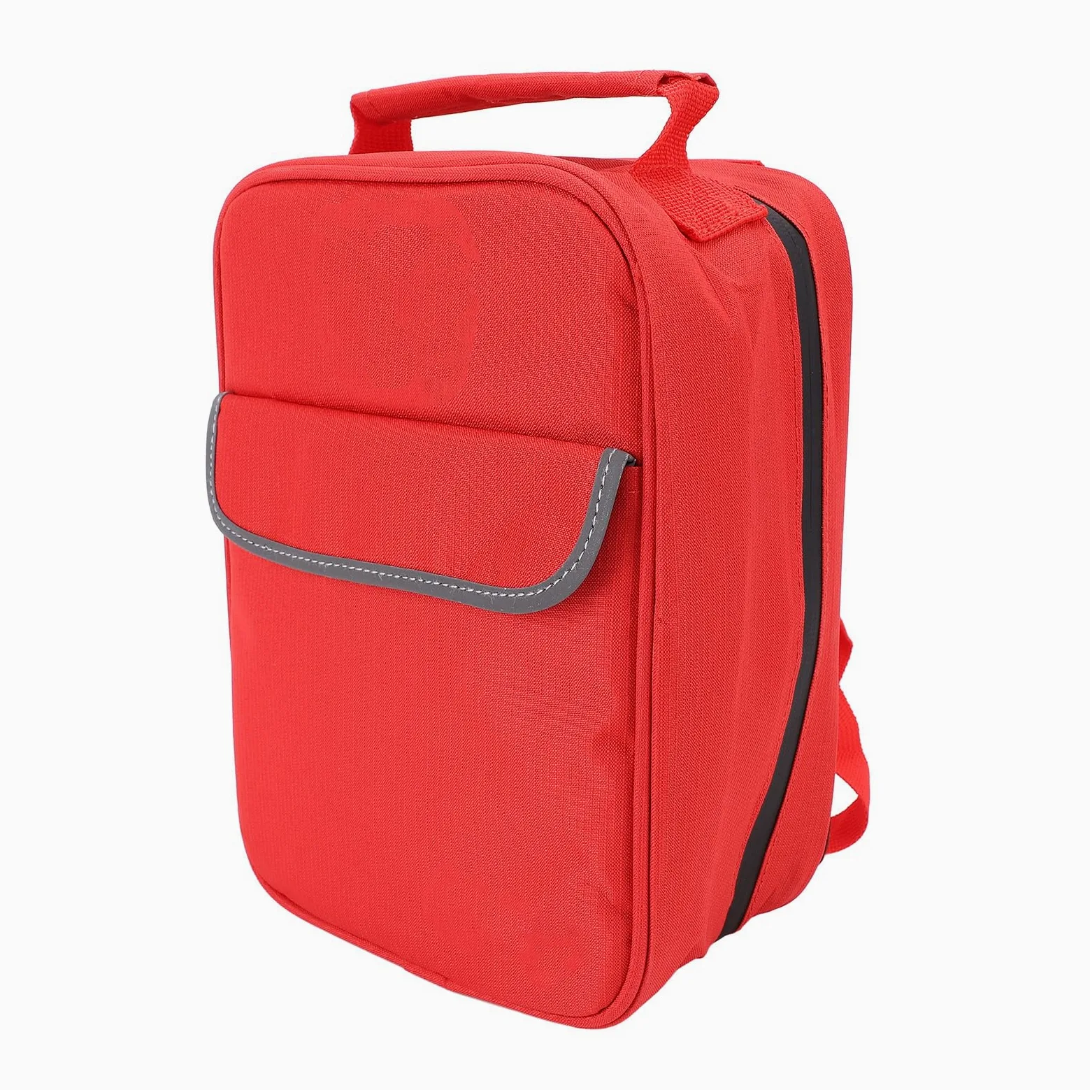 Bolsa de Primeros Auxilios de Emergencia, Bolsa de Poliéster Resistente Al Agua con Tiras Reflectantes para Viajes y Acampadas Al Aire Libre