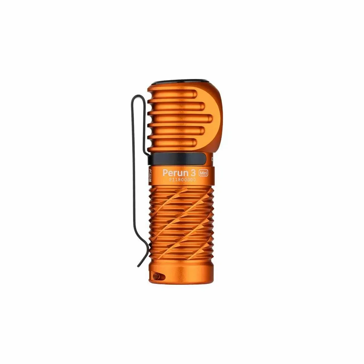 OLIGHT Perun 3 mini linterna frontal LED recargable, 1250 lúmenes, muy brillante, con luz roja y 8 modos de luz, IPX8, resistente al agua, ideal para exteriores, pesca, emergencia, color naranja