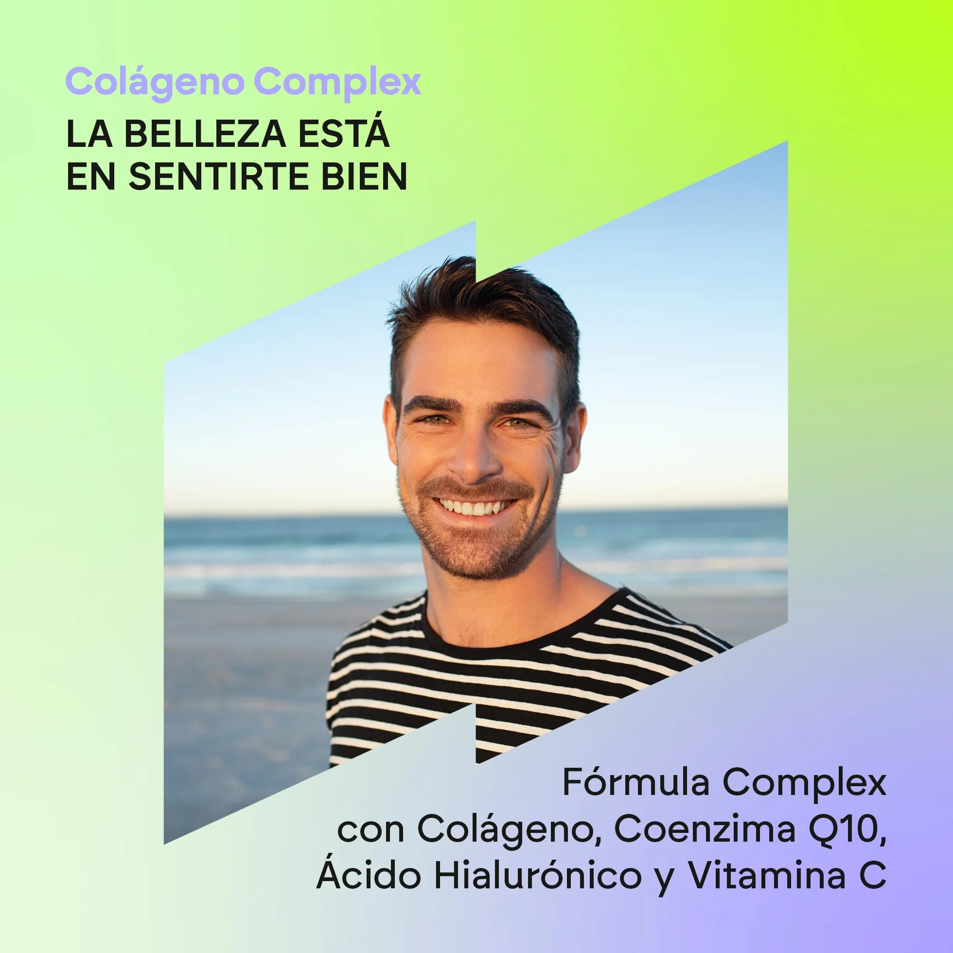 Nutralie Colágeno Ácido Hialurónico Hidrolizado Biotina Q10 Piel Cartílago Vit C D B12 Zinc 60 Cápsulas
