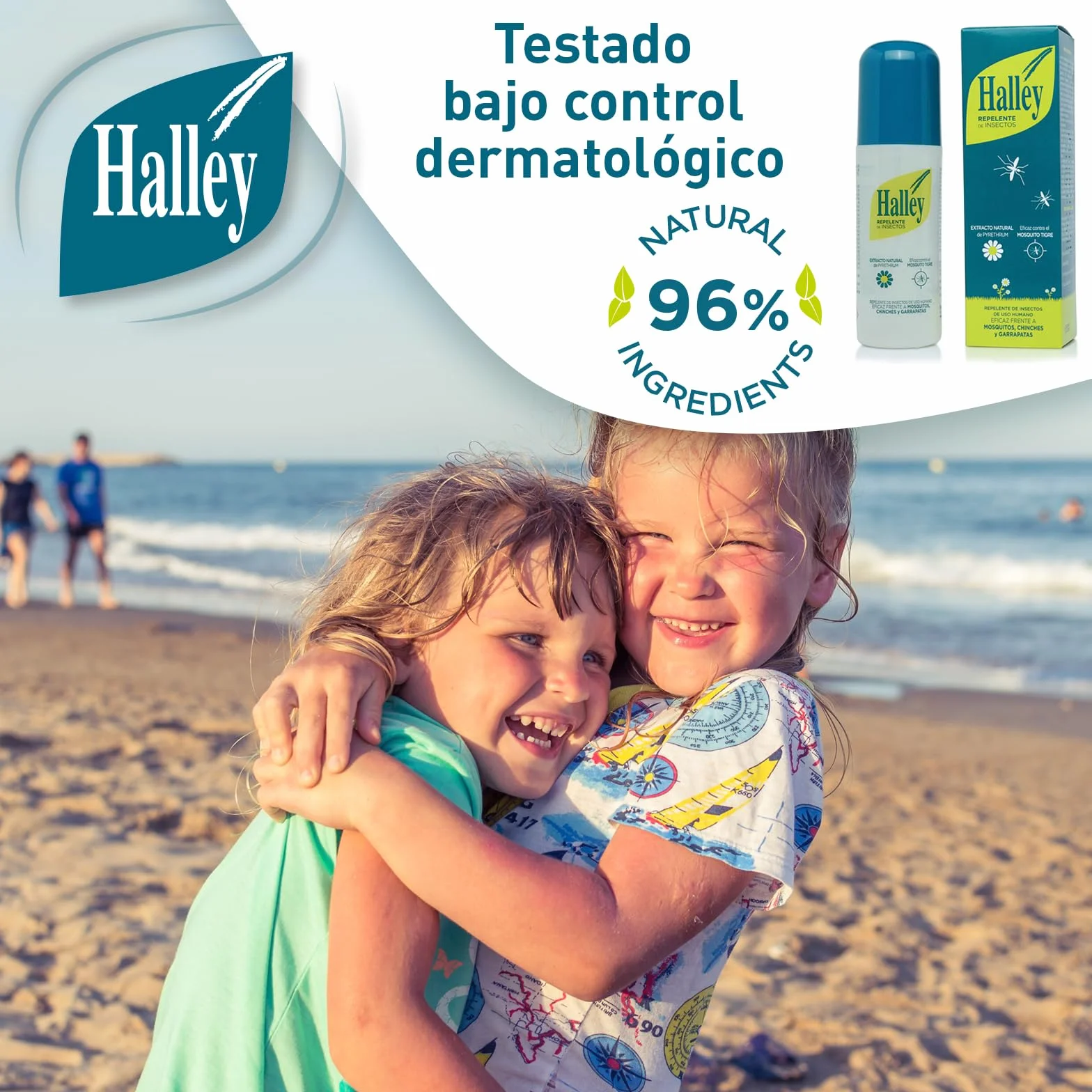 Halley Repelente Mosquitos Spray 250ml Extracto Natural de Pyrethrum