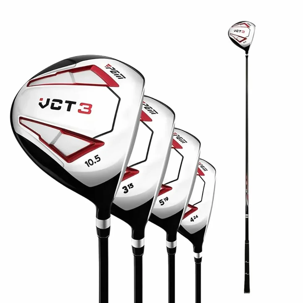 Madera Fairway No.1/3/5/ Iron Club, Cara de aleación de Aluminio 460cc Gran Capacidad Club de Golf Madera, Clubes de Golf para Hombres Deportes y al Aire Libre