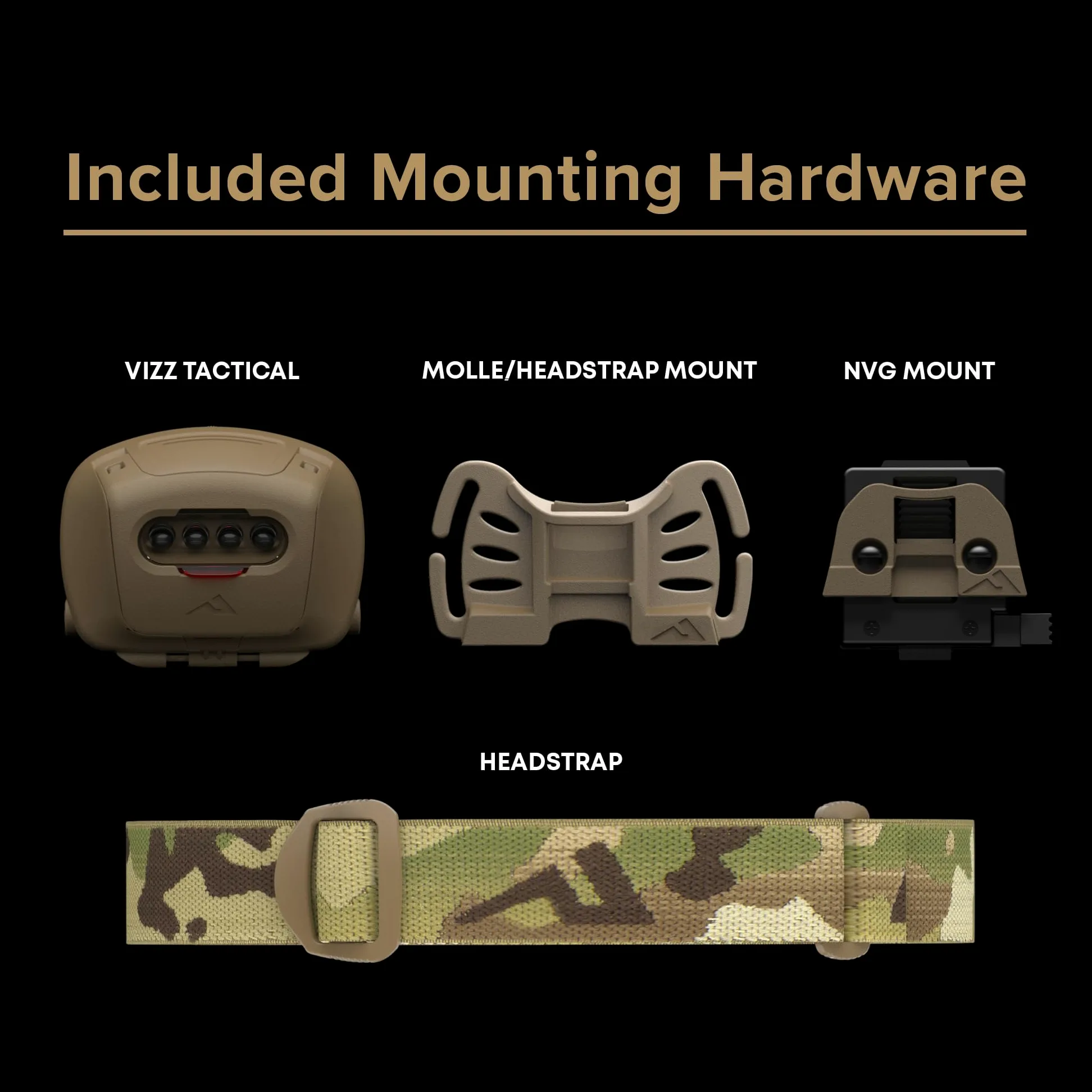 Princeton Tec Quad Tactical MPLS Linterna Frontal LED
