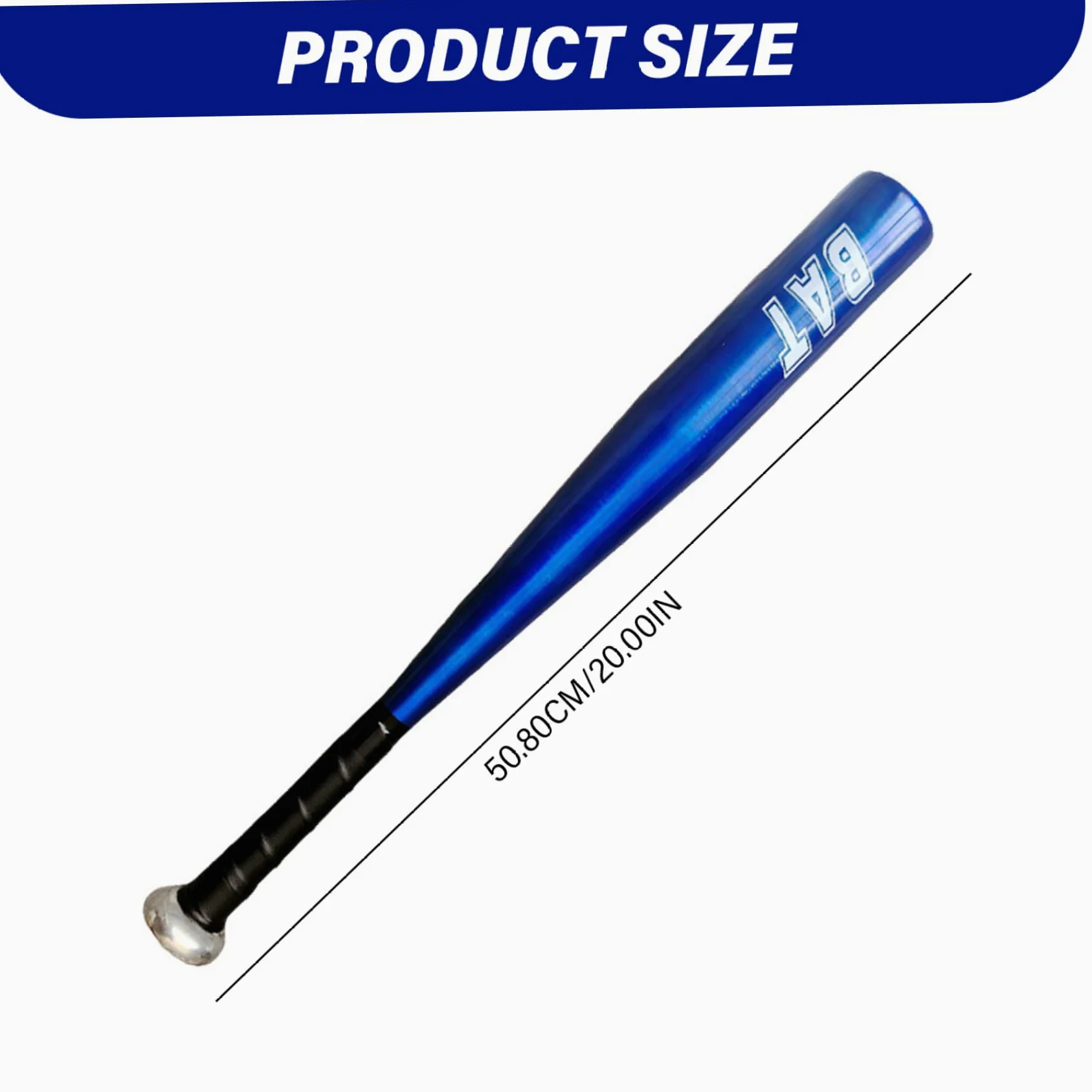 Bate de Béisbol Defensa Personal 20 Pulgadas Aluminio Robusto Metal
