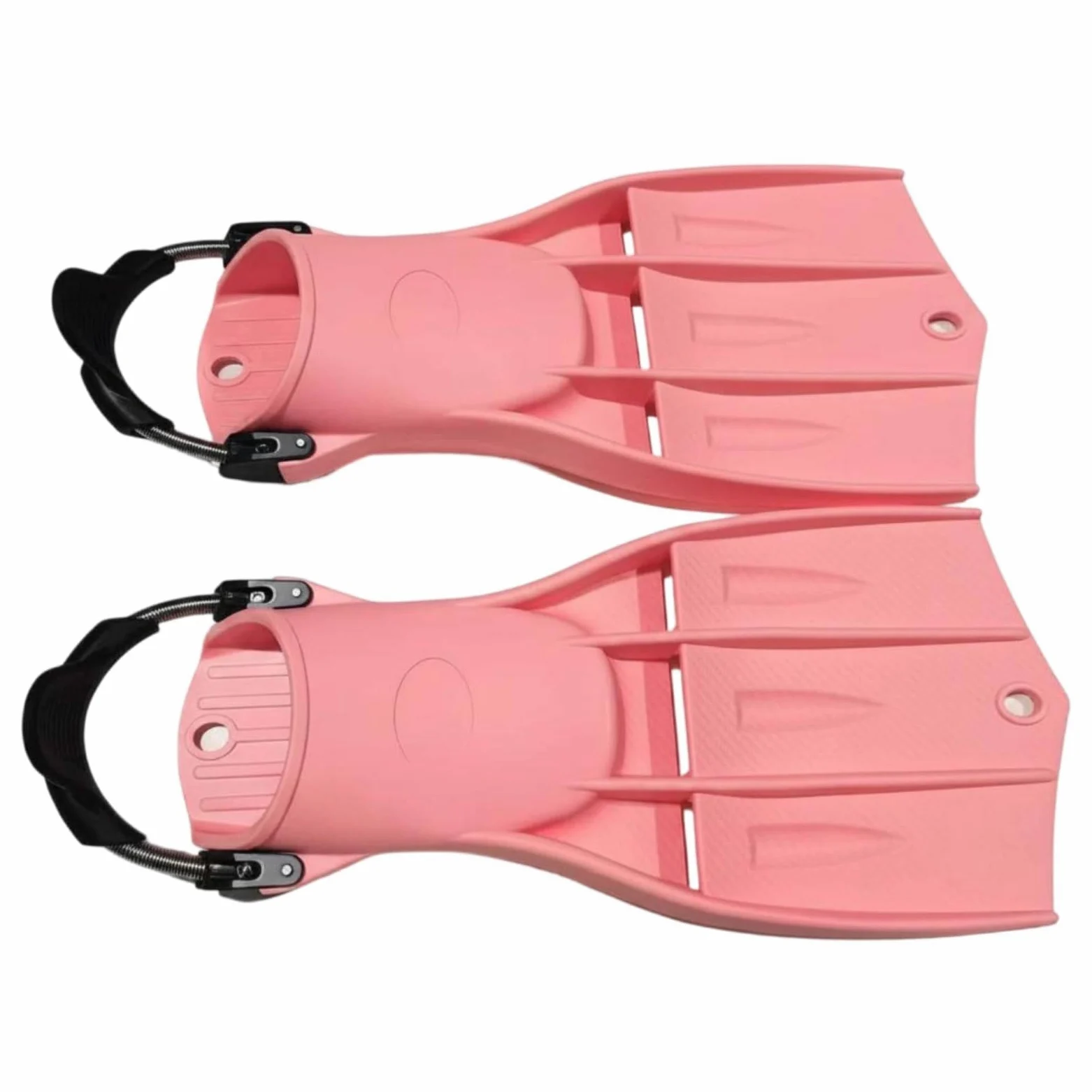 perfk Aletas de Buceo para Entrenamiento Flippers para Natación y Snorkel con Correa Elástica Ajustable y Material TPE Propulsión Mejorada Adecuadas para
