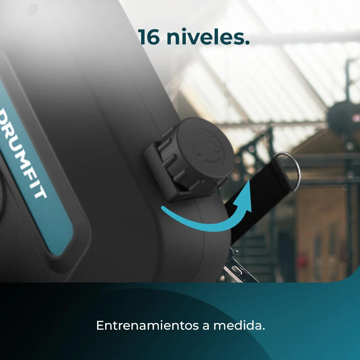 Cecotec Máquina de remo DrumFit Rower, Resistencia Magnética, 10 Niveles, Volante de Inercia, Deslizamiento Silencioso, Display LCD, Diseño compacto y Ruedas
