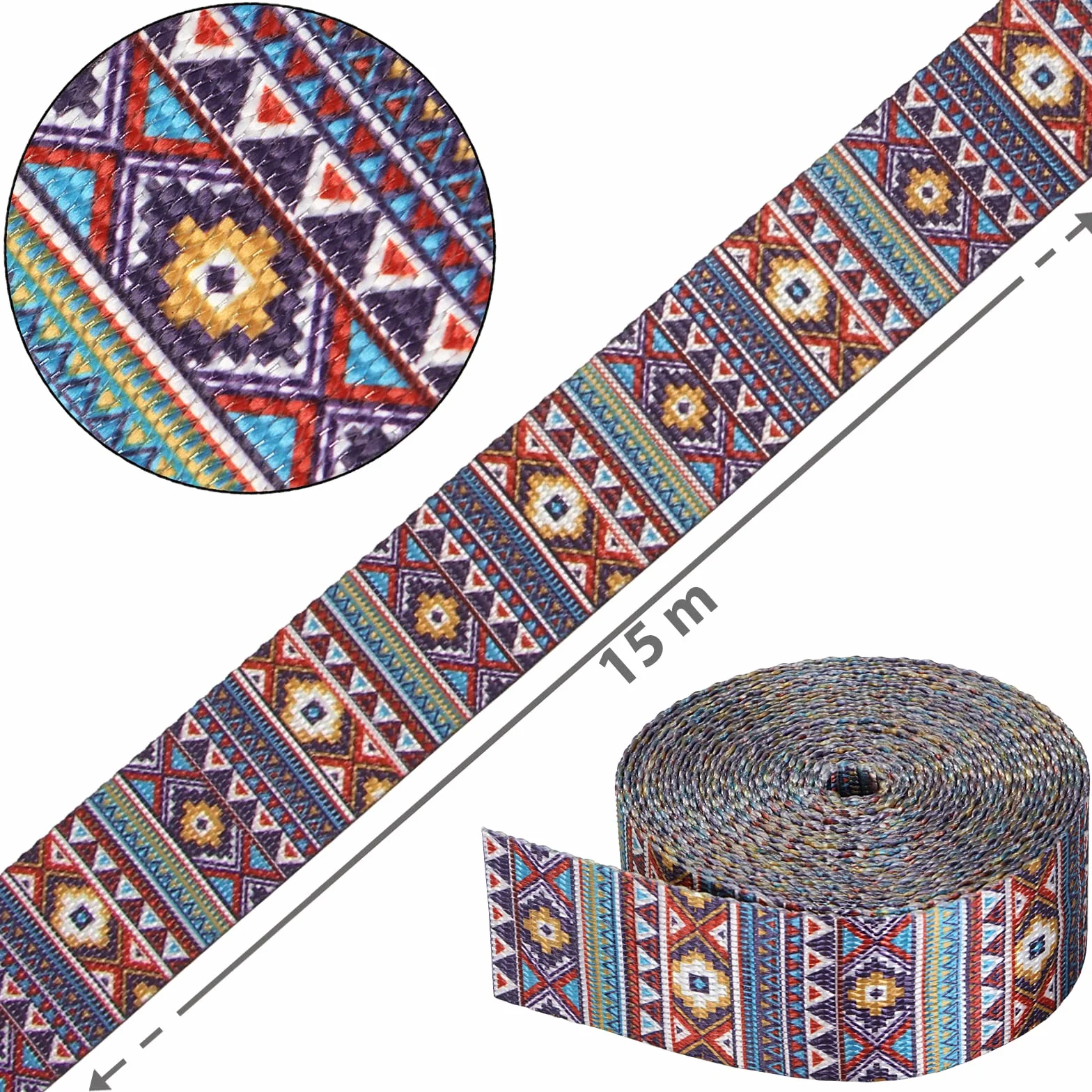 ALPIDEX Slackline Set 15 m + protector de árbol y protector de trinquete , ideal para niños, principiantes y expertos