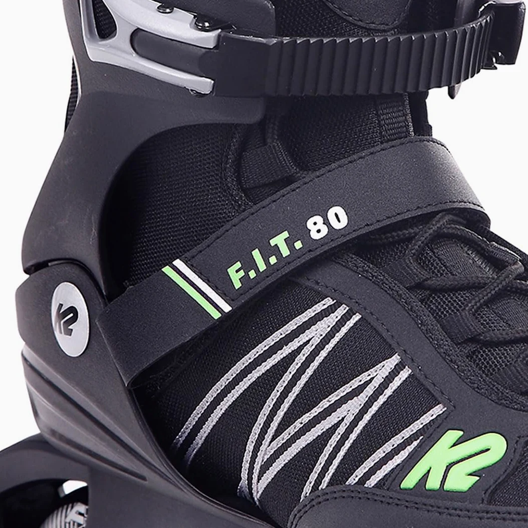 K2 F.I.T. 80 Inline Skate Black/Green