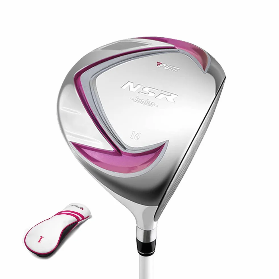 Junior Golf Fairway Wood Diestro # 1 Madera/Palo híbrido Eje de Grafito Driver con Headcover para niños y niñas Entrenamiento de Golf Deportes