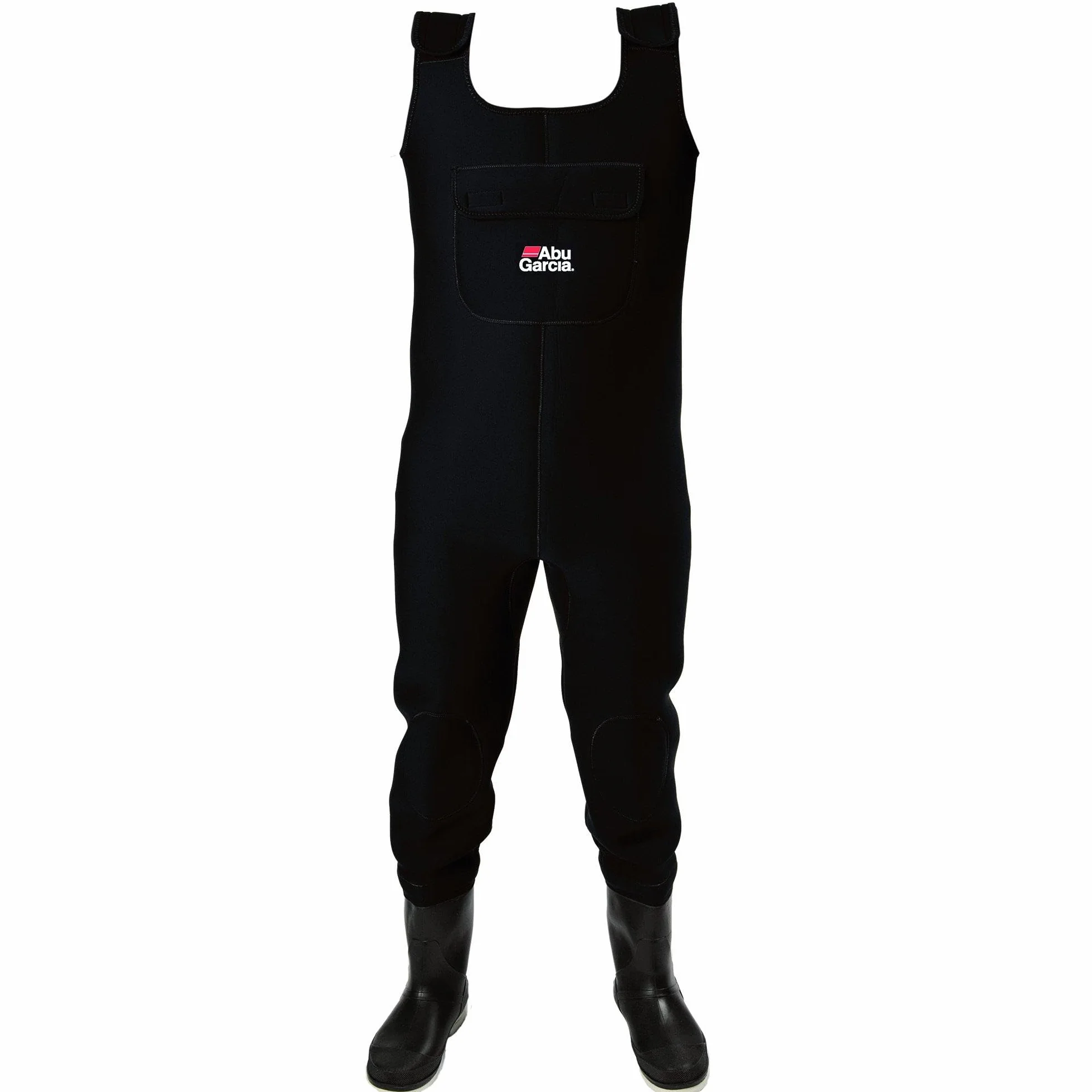 Abu Garcia Vadeadores de pesca de neopreno - Vadeadores de pecho impermeables con botas incorporadas y suelas de fieltro para un agarre máximo - Aislados y duraderos para pescar en aguas frías S-XL