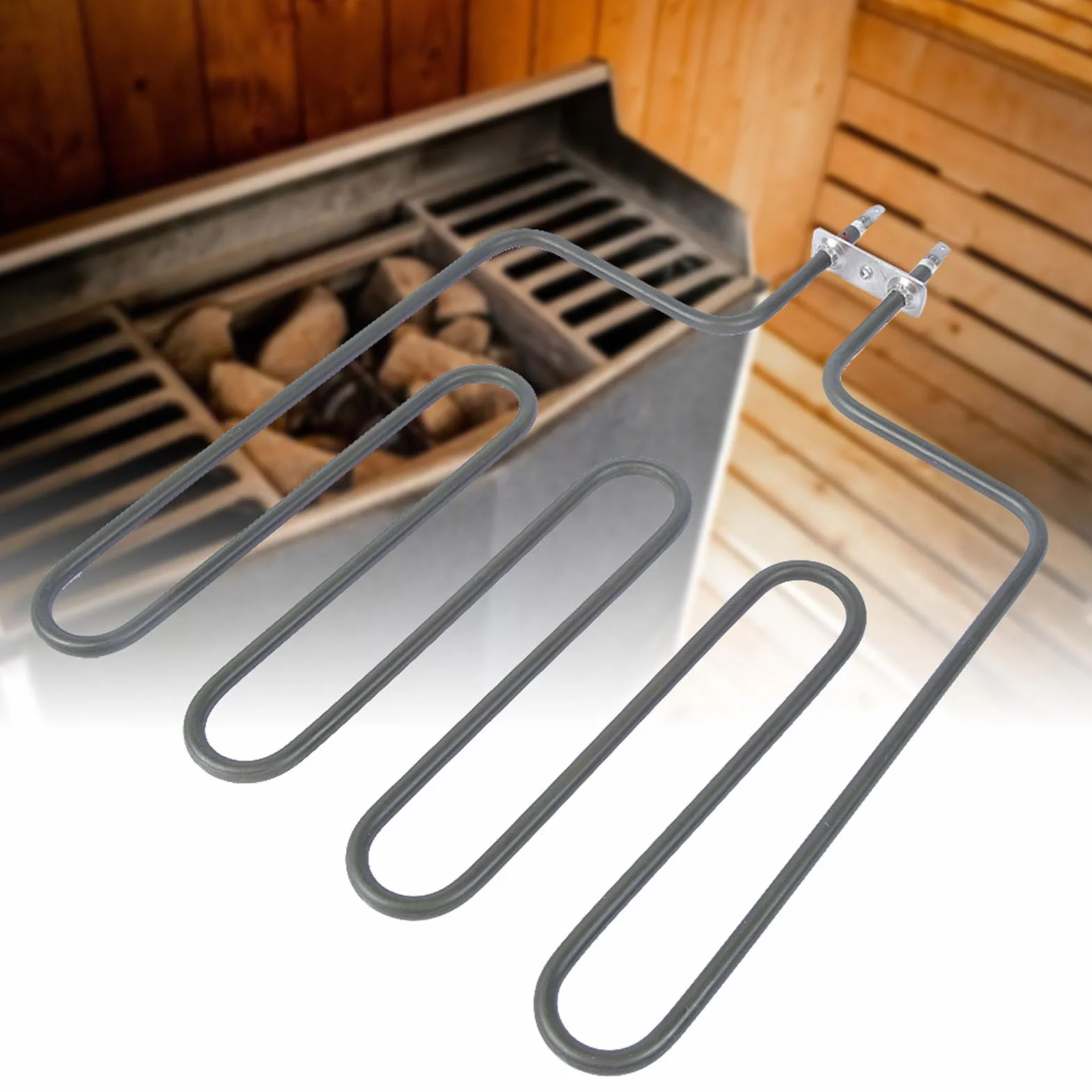 Greensen Elemento Calefactor Eléctrico para Estufa de Sauna 1500W 2000W 3000W