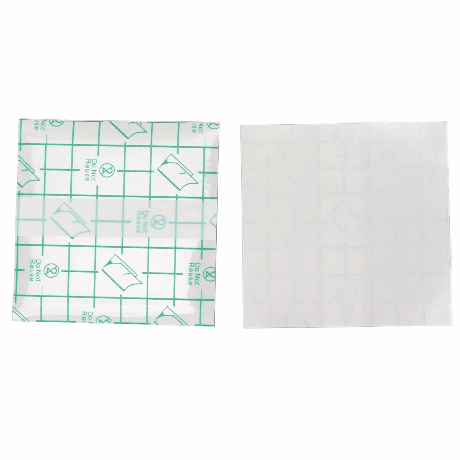 Cinta de Vendaje de Película Transparente Impermeable 8x8 cm, 100 Piezas Desechables