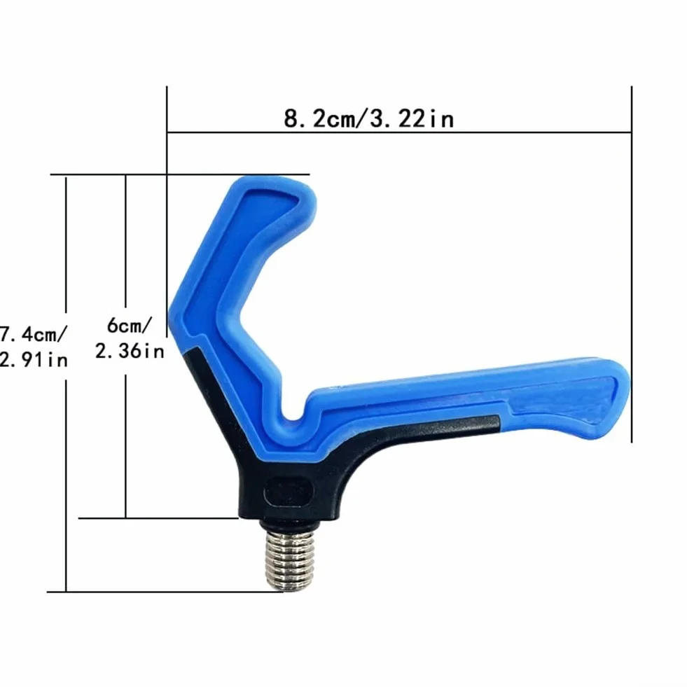 Soporte para caña de pescar con rosca de 3/8, equipo esencial para pesca de carpas