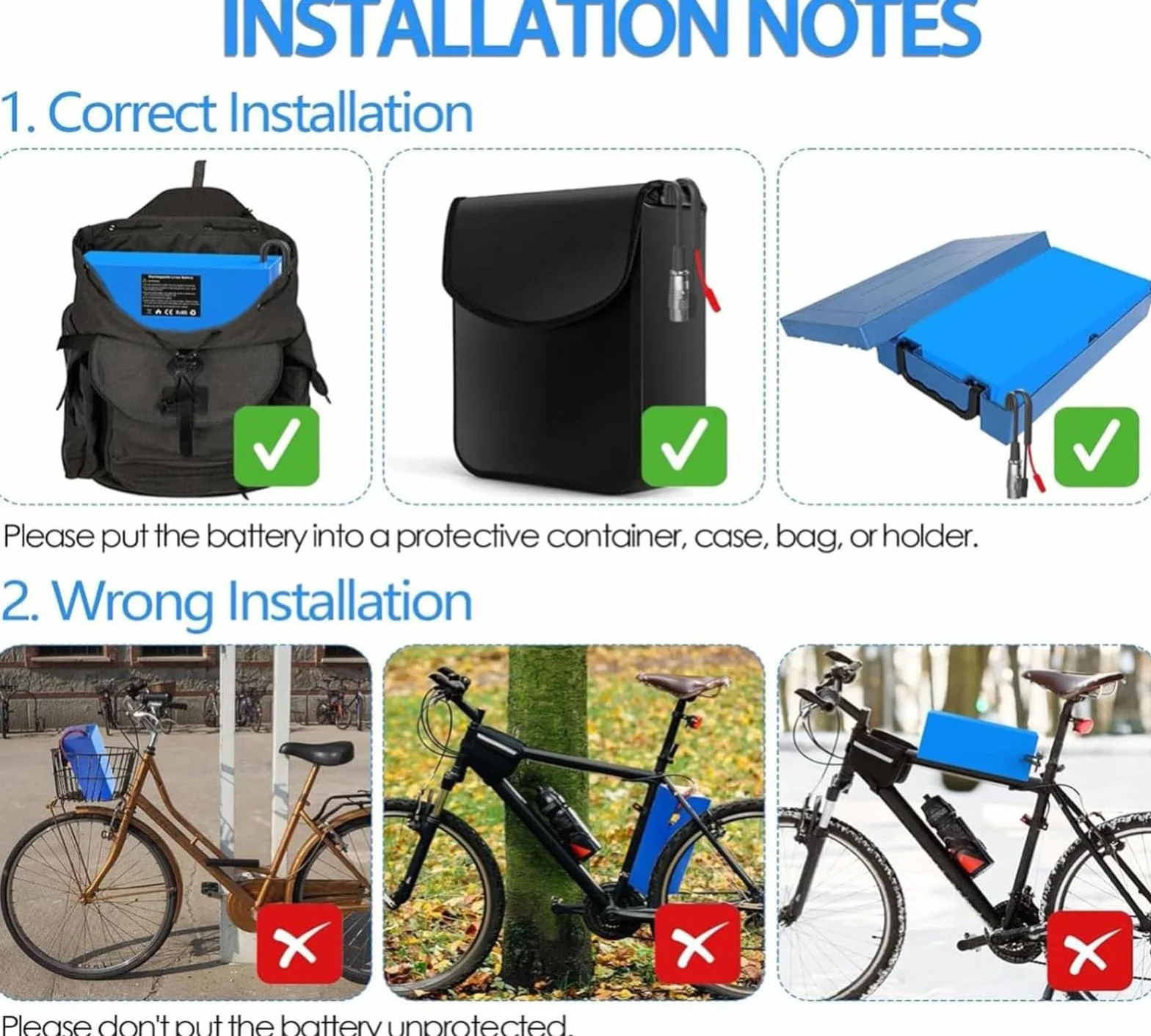 Batería De Iones De Litio Para Bicicleta Eléctrica De 60 V Y 38 Ah, 16S2P, Resistente Al Agua, Para Scooters Eléctricos Con Motor De 200 W A 1000 W. XT90+DC,60V 38AH
