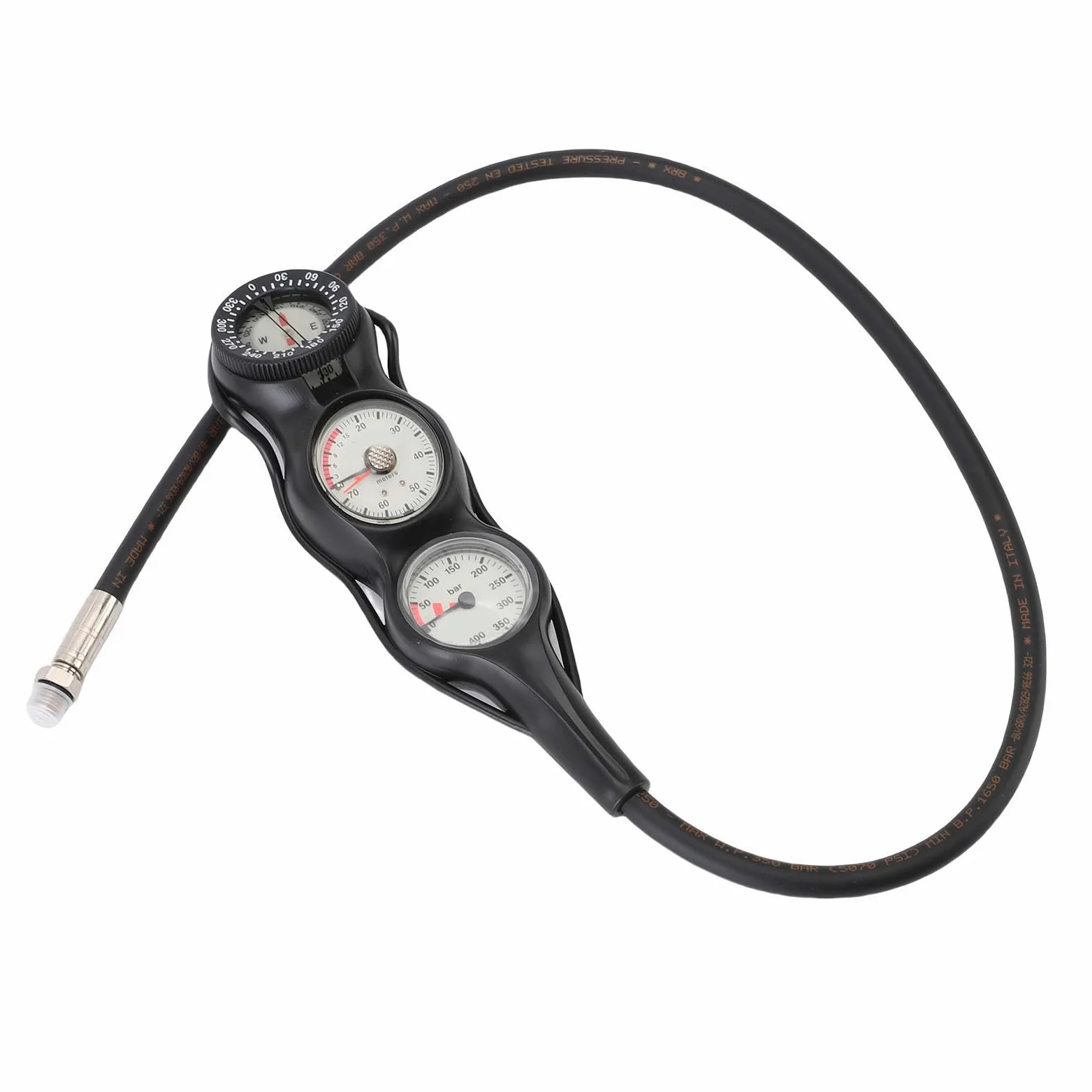 Consola de Buceo de Calibre 3 con Medición de Alta Precisión y Pantalla Clara para Aventuras de Buceo - TPR, 1 Unidad