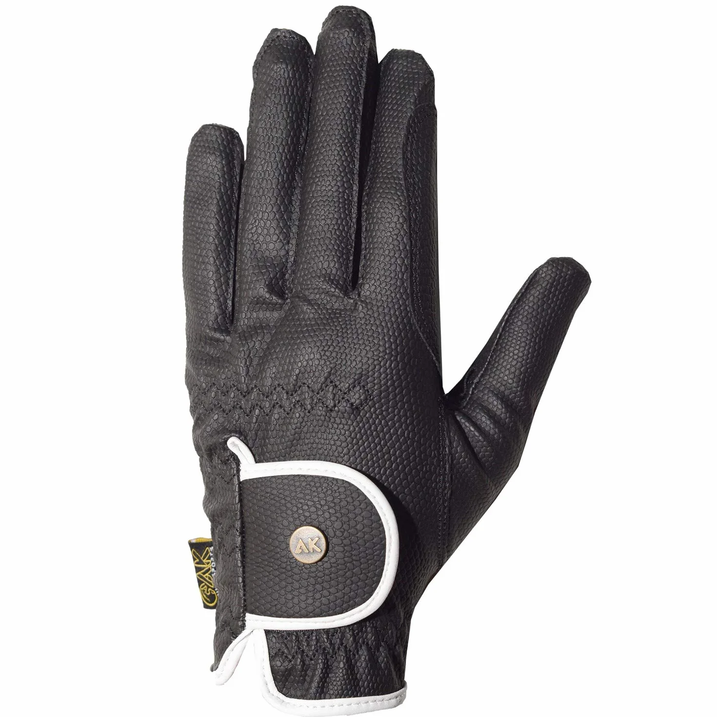 AK - Guantes de equitación con agarre sintético para todas las estaciones, guantes ecuestres unisex
