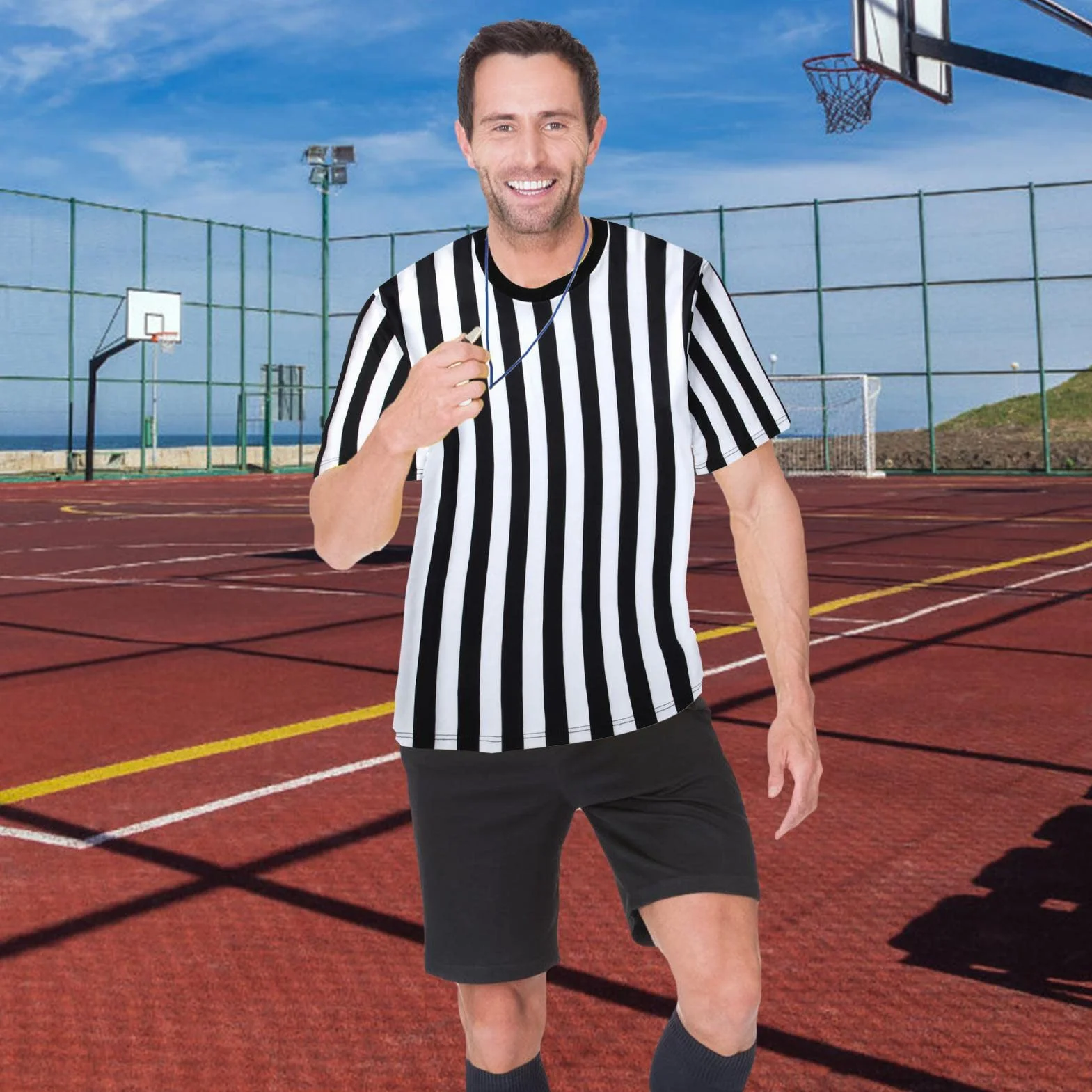 árbitro fútbol | árbitro para Mujer | árbitro árbitro Cuello cómodo para fútbol, fútbol y Deportes