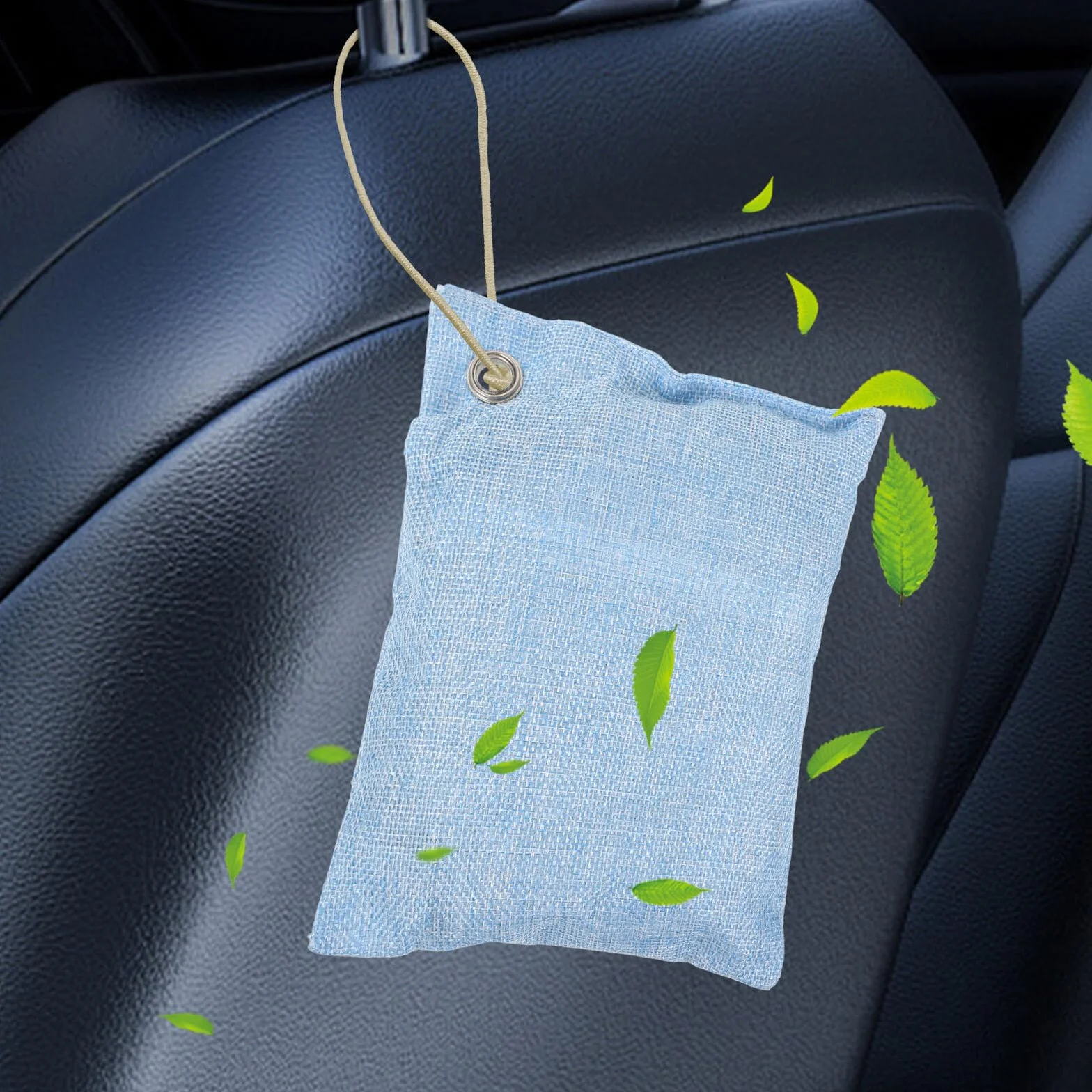 Healvian Bolsas Purificadoras de Aire de Carbón de Bambú Activado Absorbentes de Olores y Humedad para Hogar Coche Armarios