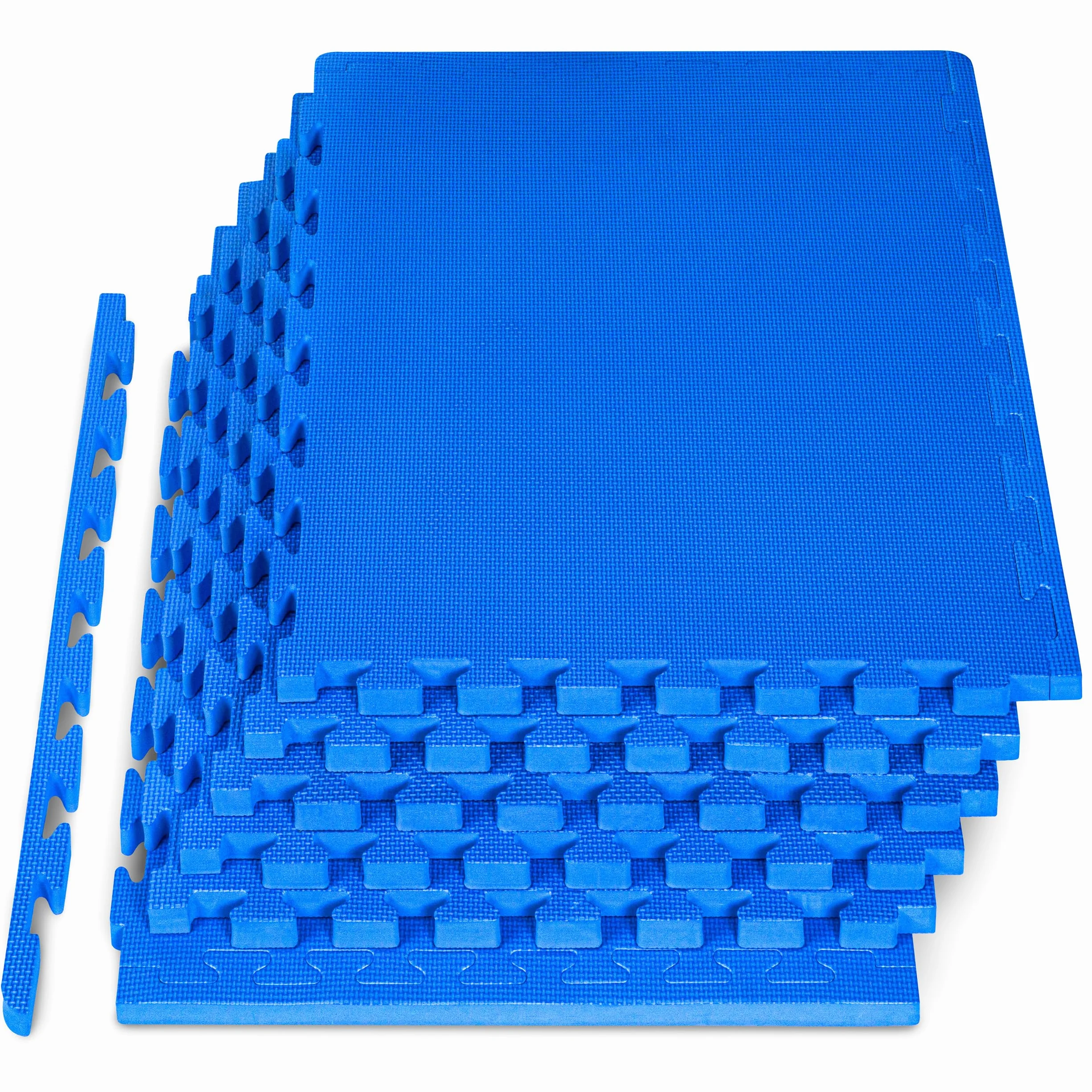 ProsourceFit Extra Thick Puzzle Exercise Mat 3/4” and 1", EVA Foam Interlocking Tiles for Protective, Cushioned Workout Flooring for Home and Gym Equipment