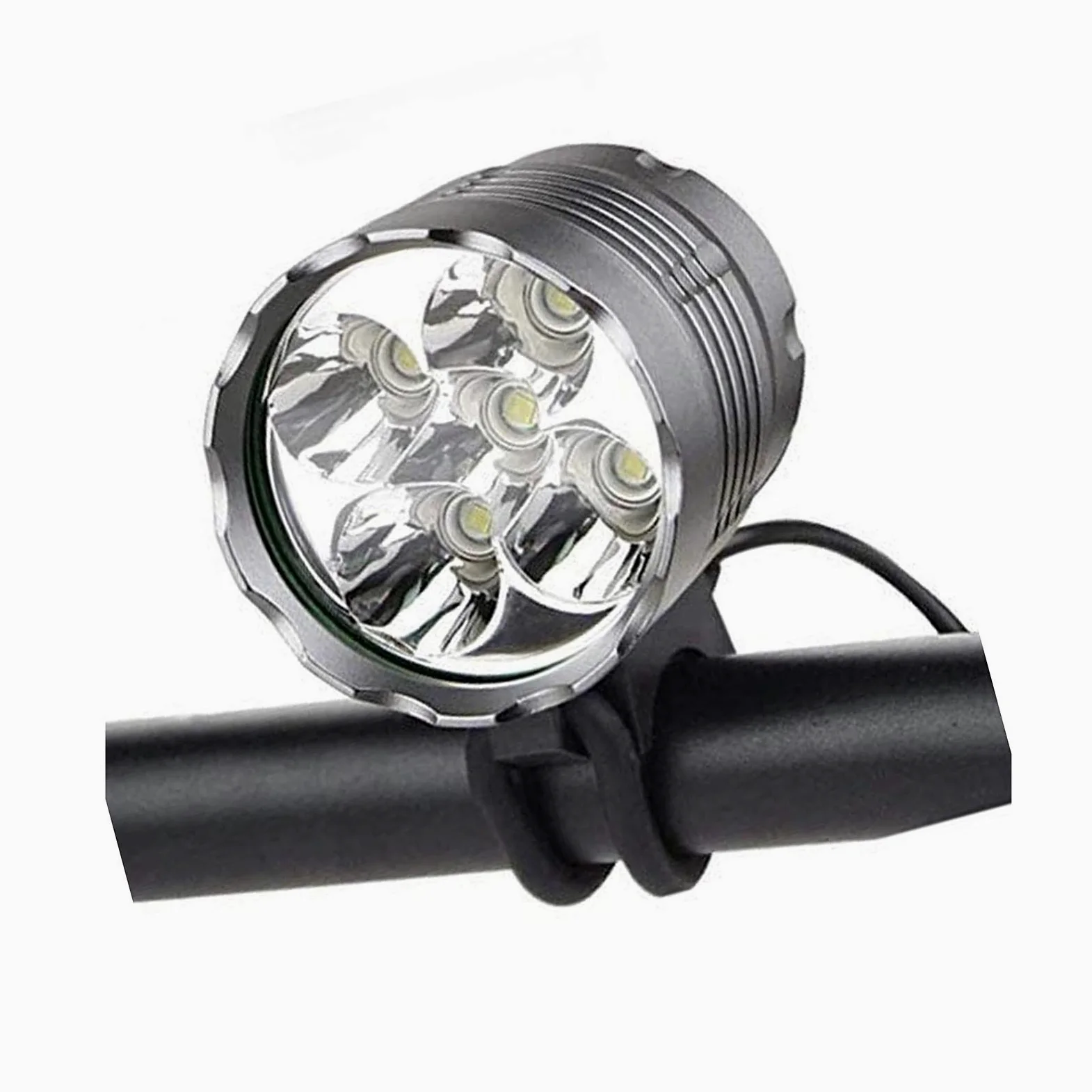 EISTEE Luces de Bicicleta, Luces de Bicicleta, Luces de Bicicleta, luz de Bicicleta 6000 lúmenes 5 Faros de Bicicleta Led Impermeable Frente de montaña