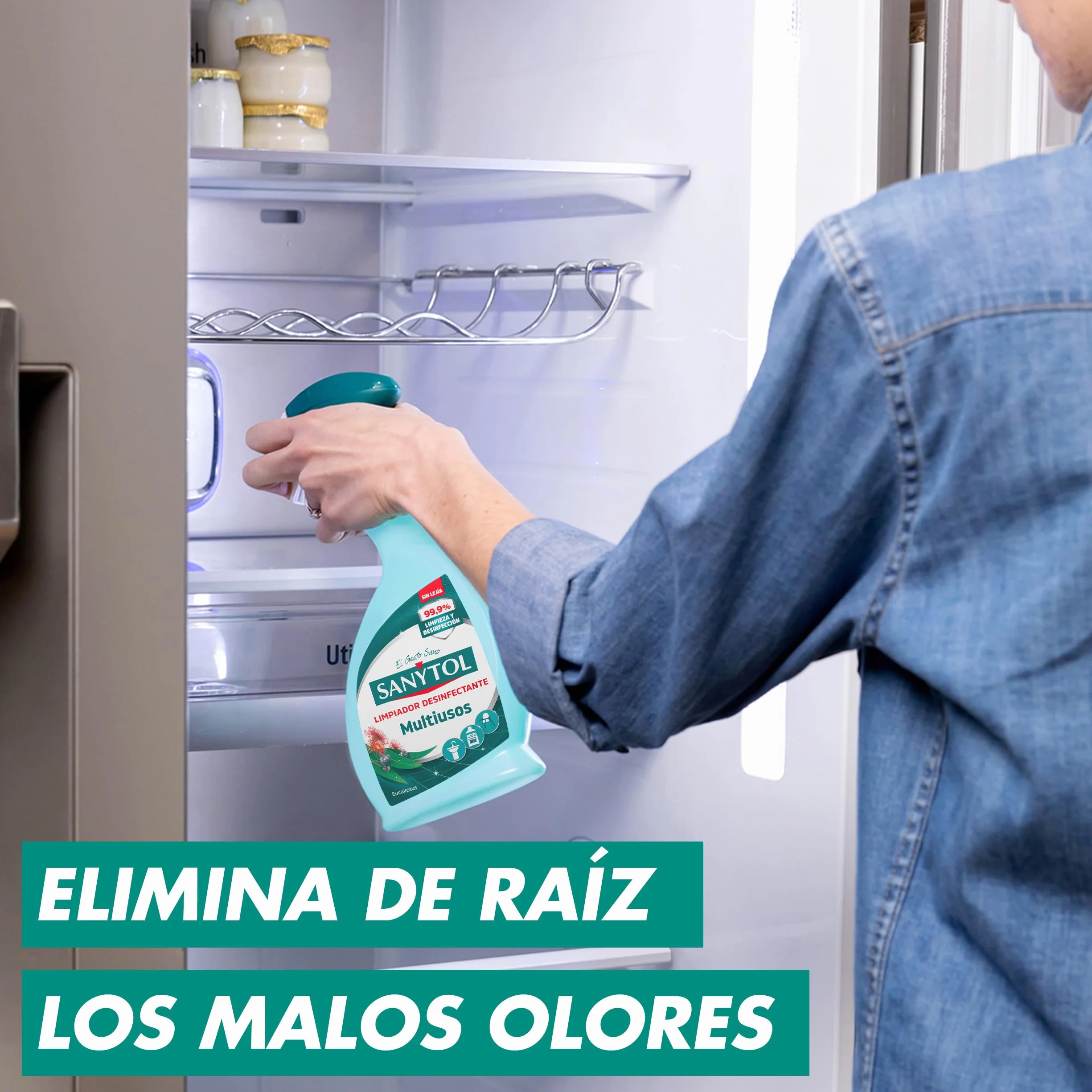 Sanytol Limpiador Desinfectante Multiusos Sin Lejía Pack 4x750ml 3L