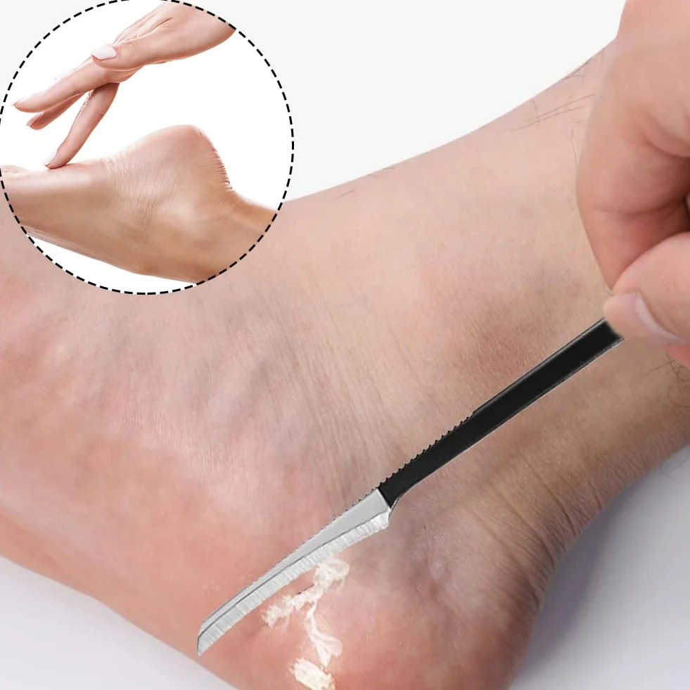 Cuchillo de Pedicura Removedor de Callos para Pies Lima Raspador de Piel