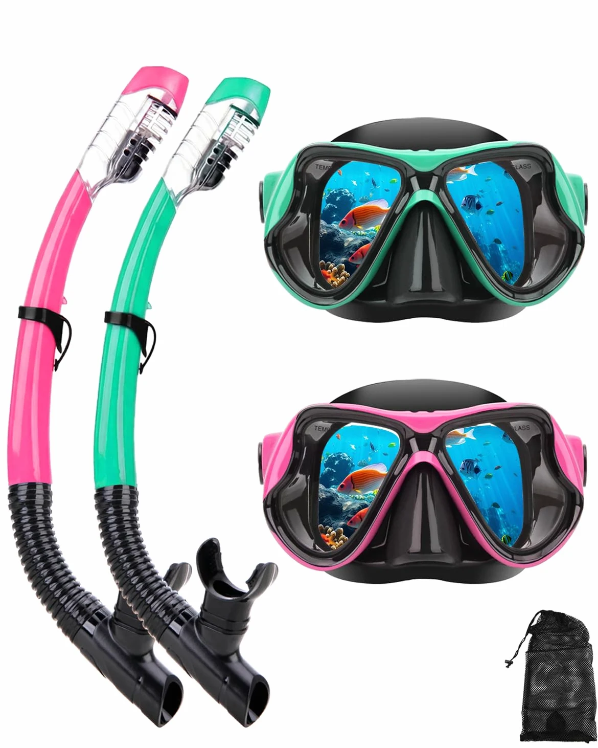 Equipo de Snorkel para Adultos - Máscara de Buceo Seca - Gafas de natación - Máscara de Buceo - Máscara de Buceo - Máscara de Buceo - Máscara de Buceo - Máscara de Buceo