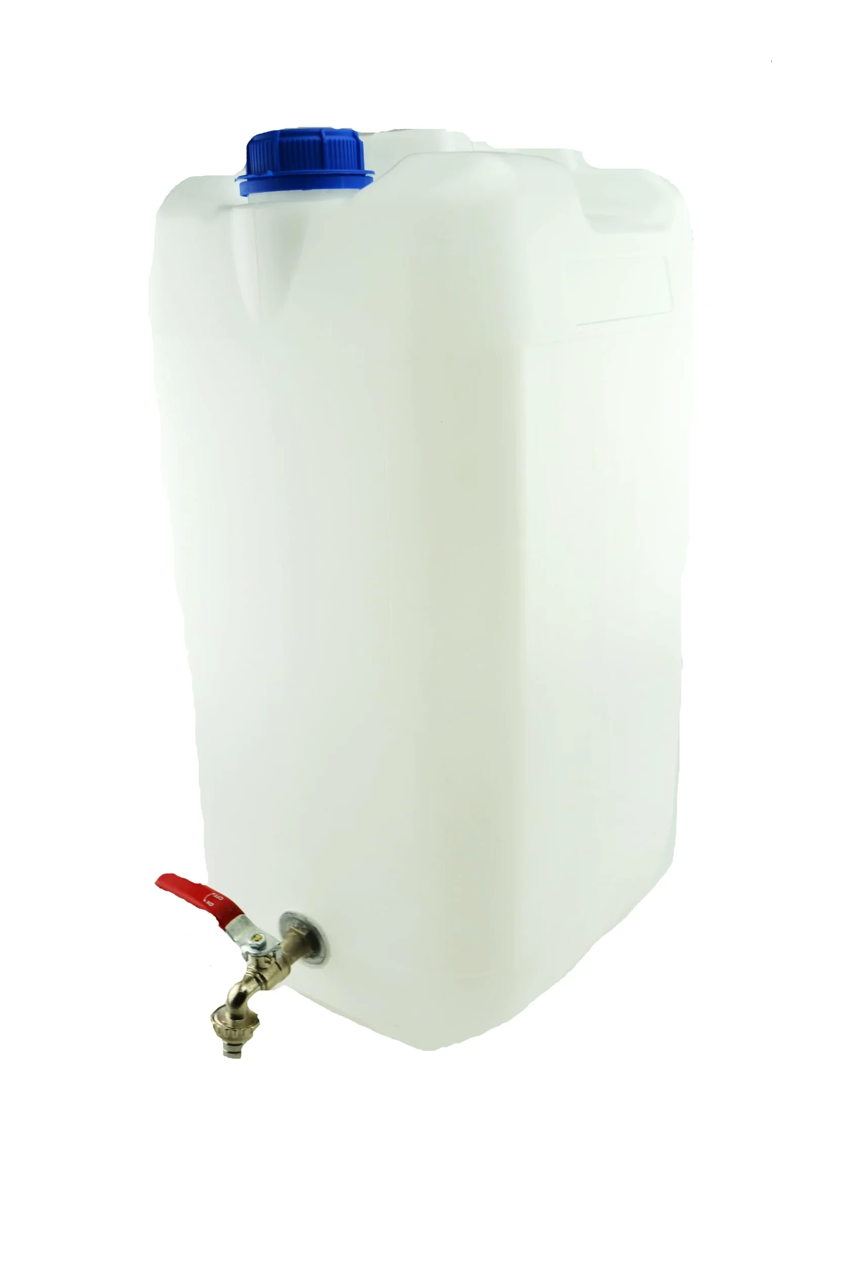 Bote de agua de 30 l de plástico, tanque de agua con grifo, juego de 2 unidades, depósito de agua, bidón de agua potable, bidón de repuesto, bidón de plástico, para el hogar, jardín, coche, camping
