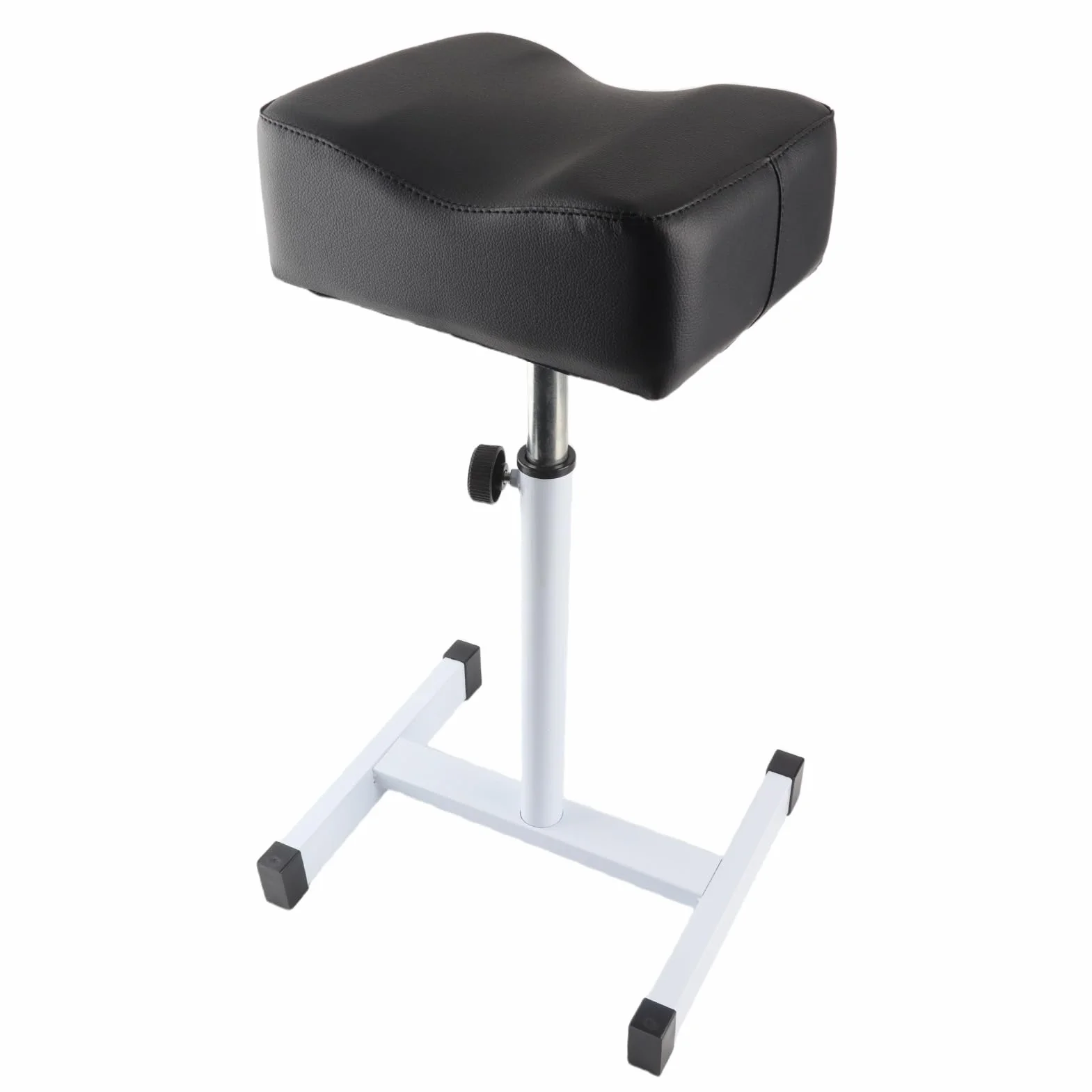 Taburete Ajustable Pedicura Manicura Reposapiés Soporte SPA Negro