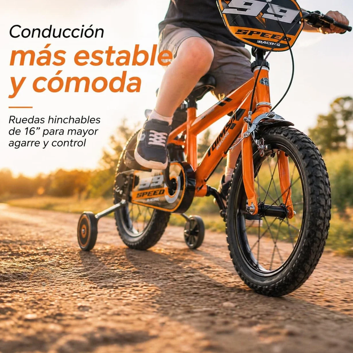 TOIMSA Bicicleta 16" Speed Racing