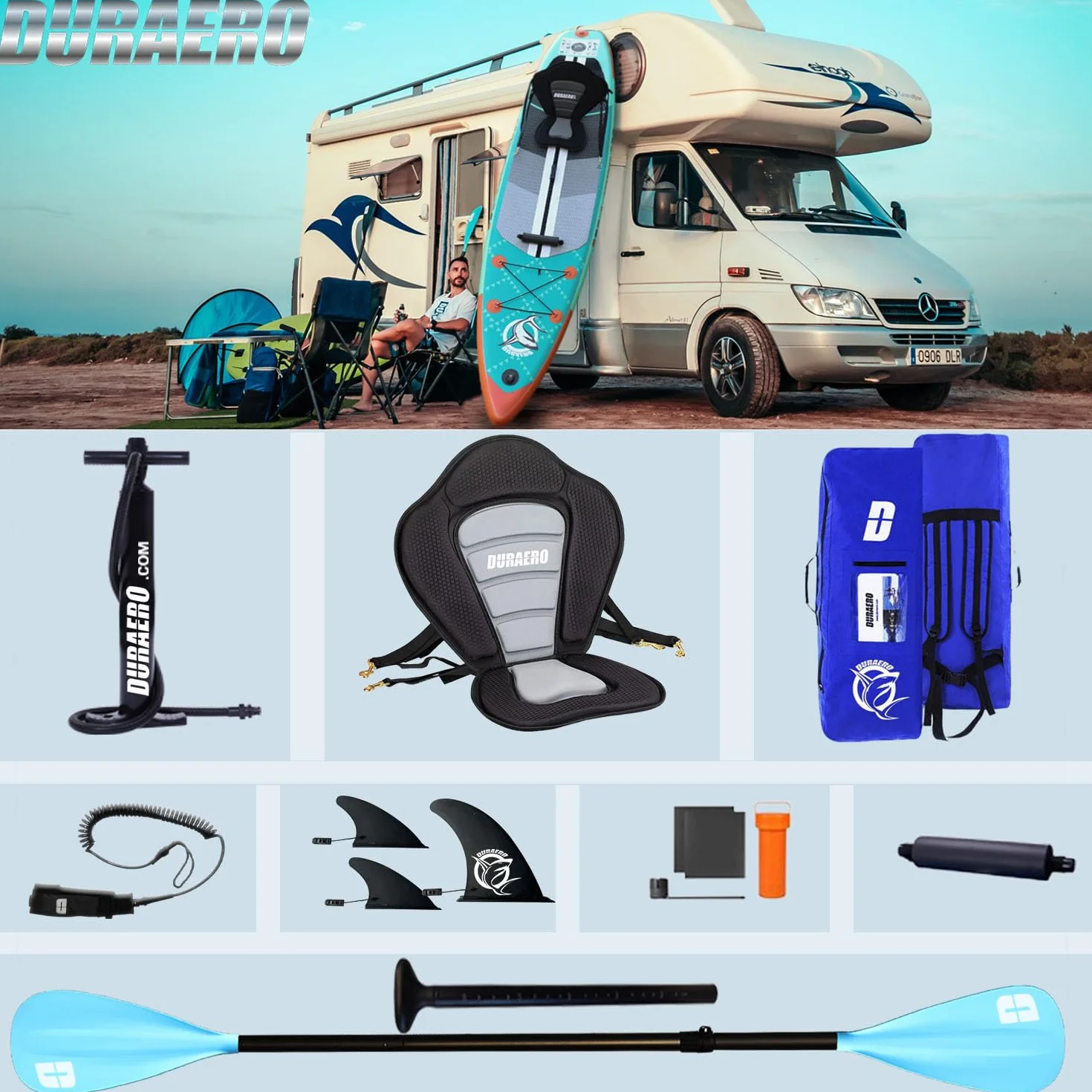 Tabla Hinchable de Paddle Surf 330x76x15 cm 150 kg Asiento Kayak Aleta Desmontable Remo Ajustable Verde Menta