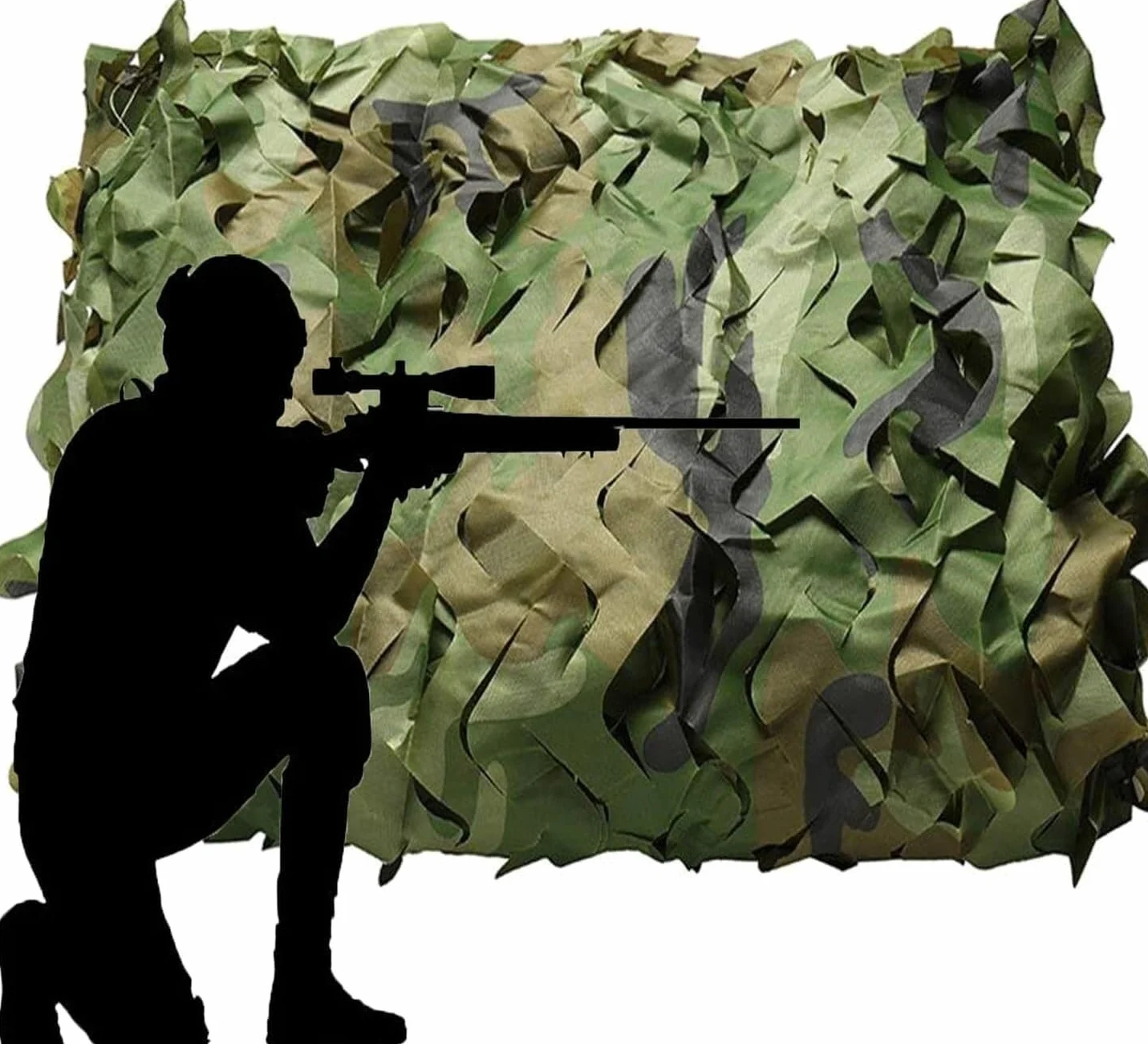 Red de Camuflaje, 10X12M Sombra for Exteriores Red de Camuflaje Jardín Selva Observación de Aves Camping Ocultar Juego en
