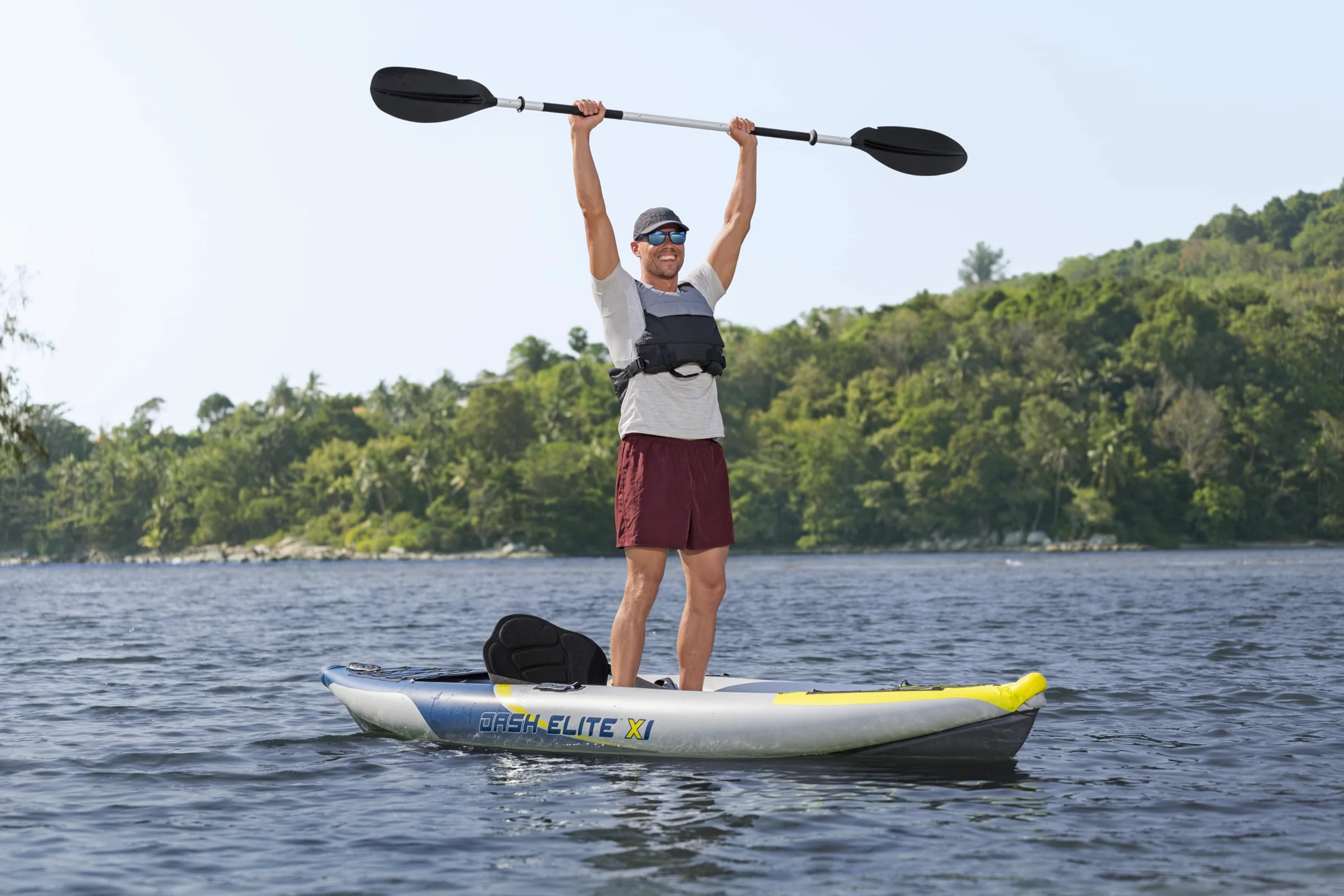 Bestway Juego de Kayak Dash Elite X1 de 11' x 36" x 12"/3.35 MX 92 cm x 30 cm