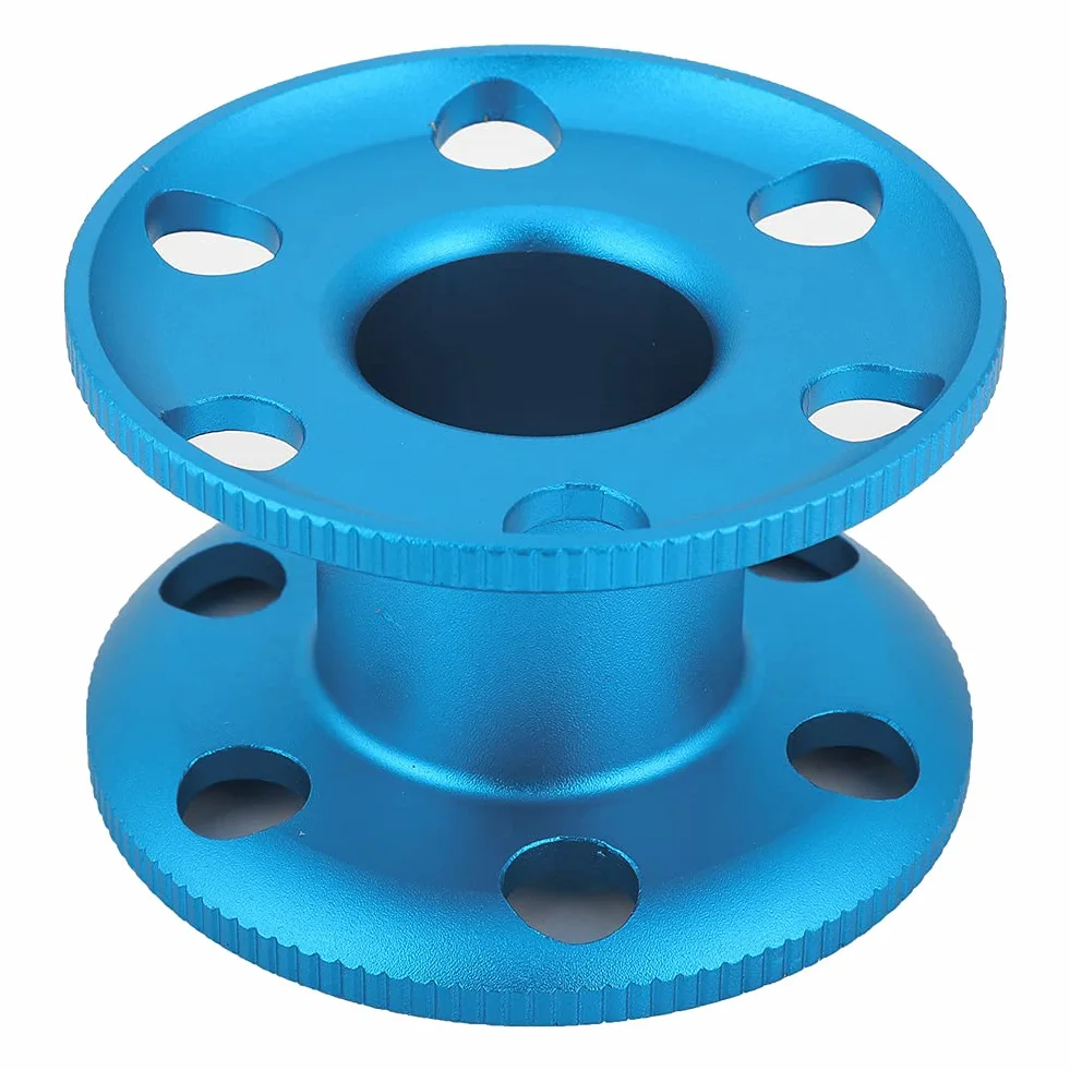 Carrete de dedo de buceo, aleación de aluminio duradera, carrete de buceo, accesorio de esnórquel submarino