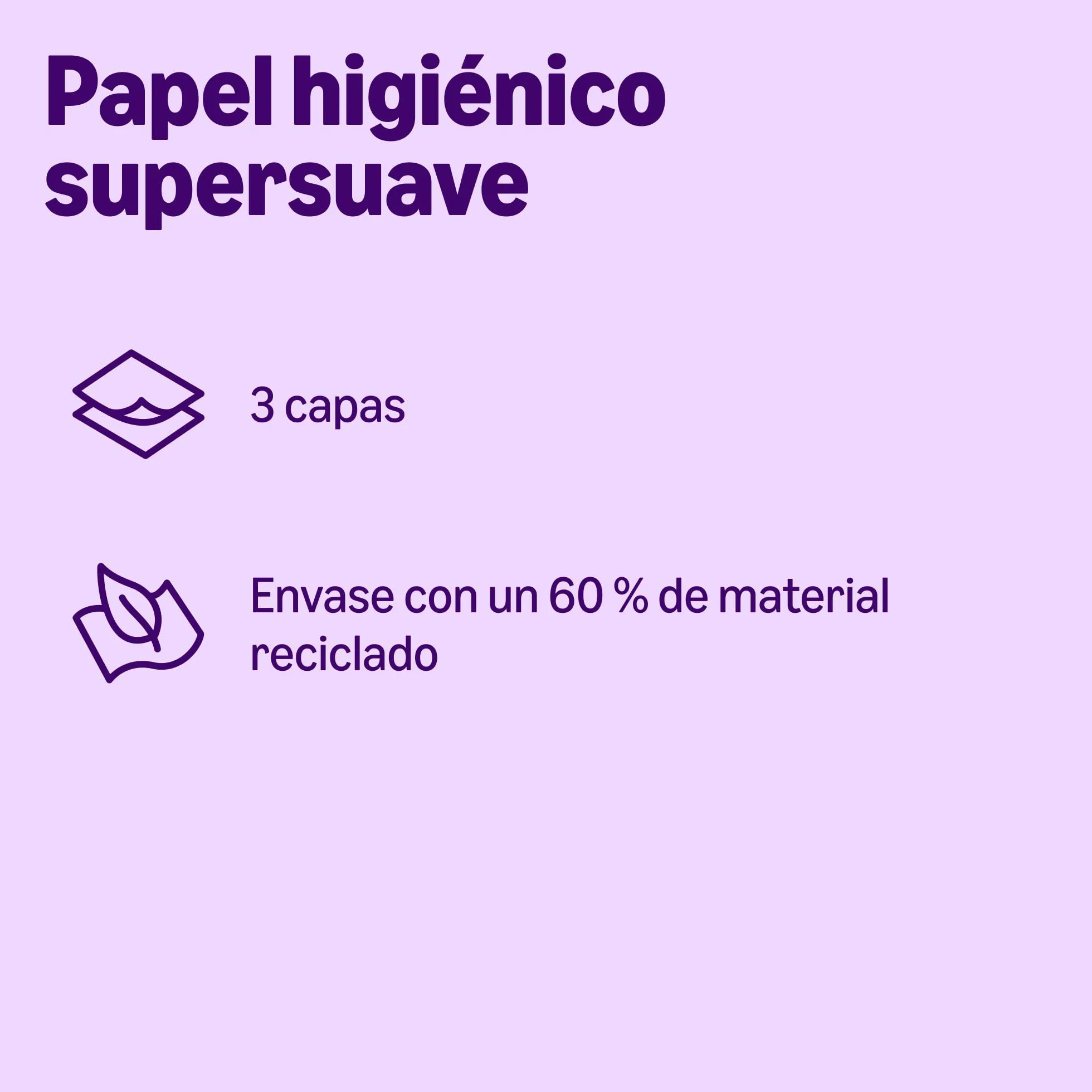 Papel Higiénico Supersuave de 3 Capas, 9 Rollos, 200 Hojas por Rollo, FSC