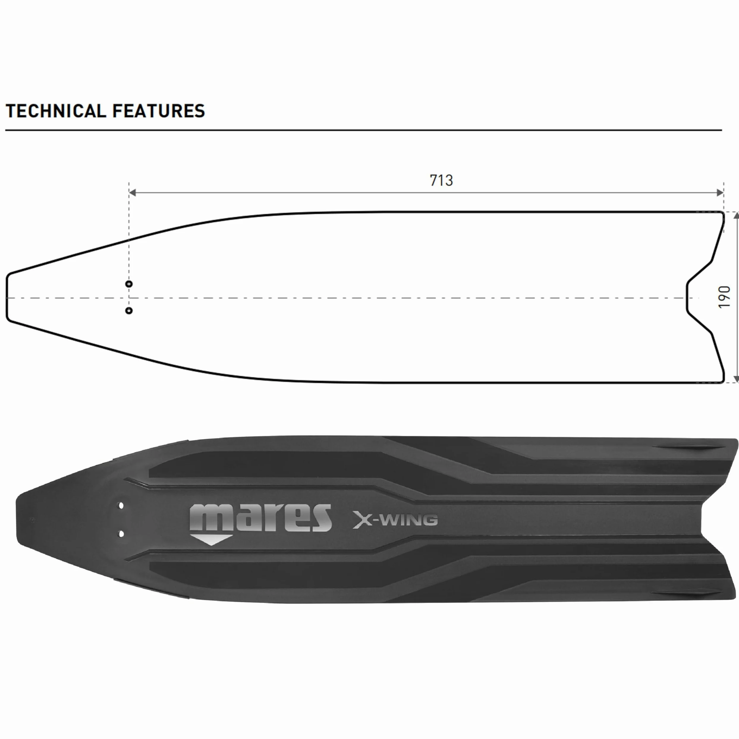 Mares Fin Blade X-Wing Pro 420923