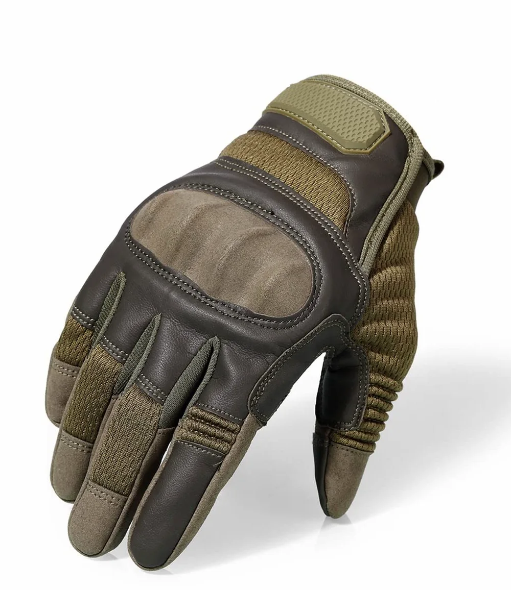 Entrenamiento al Aire Libre Deportes Escalada Tiro Caza Equitación Guantes de Dedo Completo (Color : Blue,White, Size : Medium)