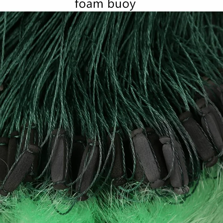 Redes de Pesca Profundidad de 1.5m Red de Pesca Legnth 22m Network de Pesca 3 Capas Monofilament Nylon Nets 20 mm-70 mm Herramienta de Pescado al Aire Libre Red De Flotador(Mesh 30mmx30mm)