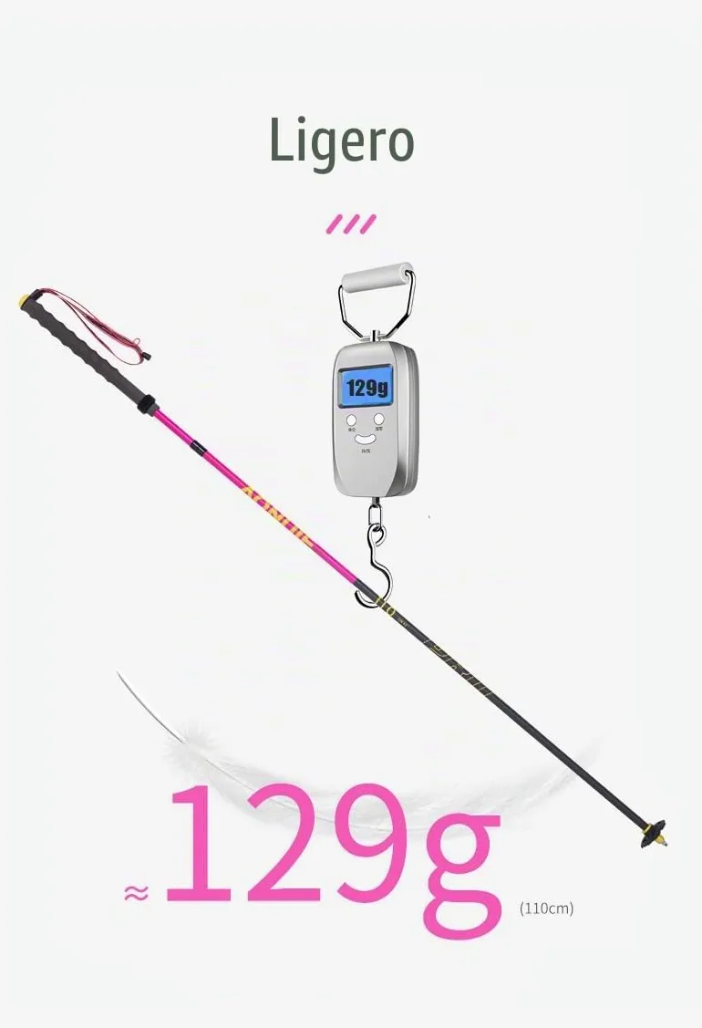 Bastones de Trekking Plegables, Ligeros, Bastones de Trial de Aluminio 110/120cm,Ultraligeros para Correr Senderismo Bastones para Caminar,AONIJIE (120CM)