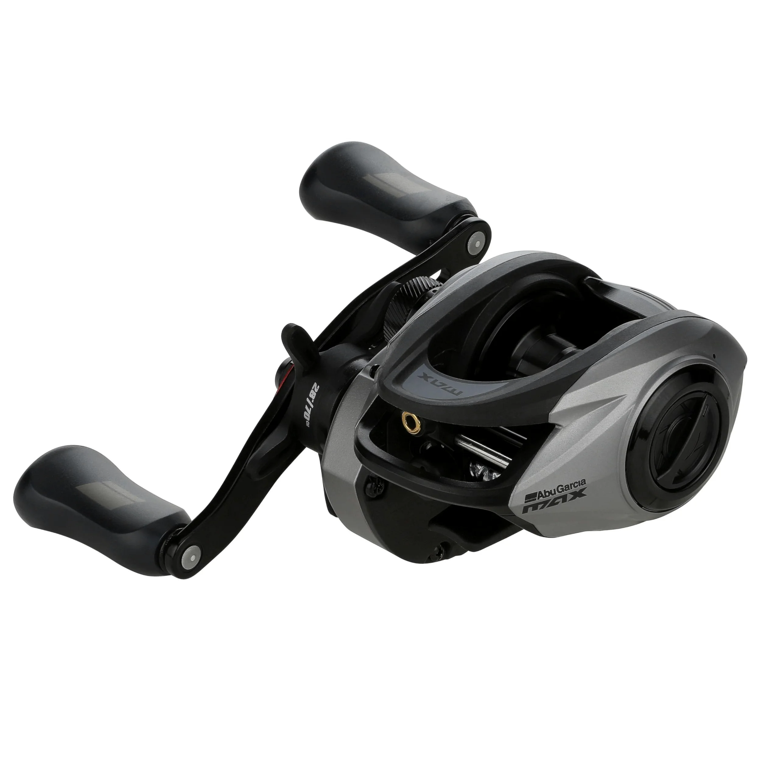 Abu Garcia MAX X Low Profile Baitcasting Carrete de lanzado | Carrete de Pesca para Depredadores de Agua Dulce | Freno Power Disk Carbon | Relación de transmisión 6,8:1 | Múltiples tamaños