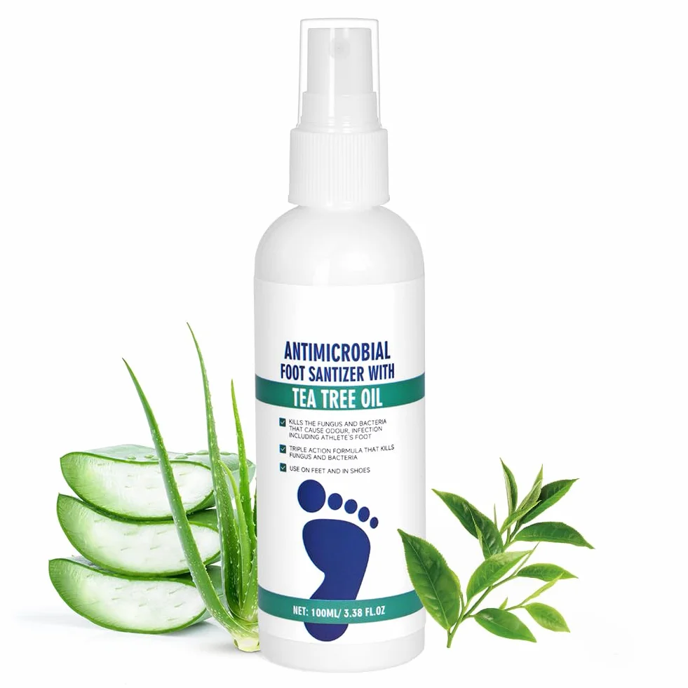 AOOWU Spray Purificante de Pies Fungicida Antiséptico para Micosis y Control de Olor