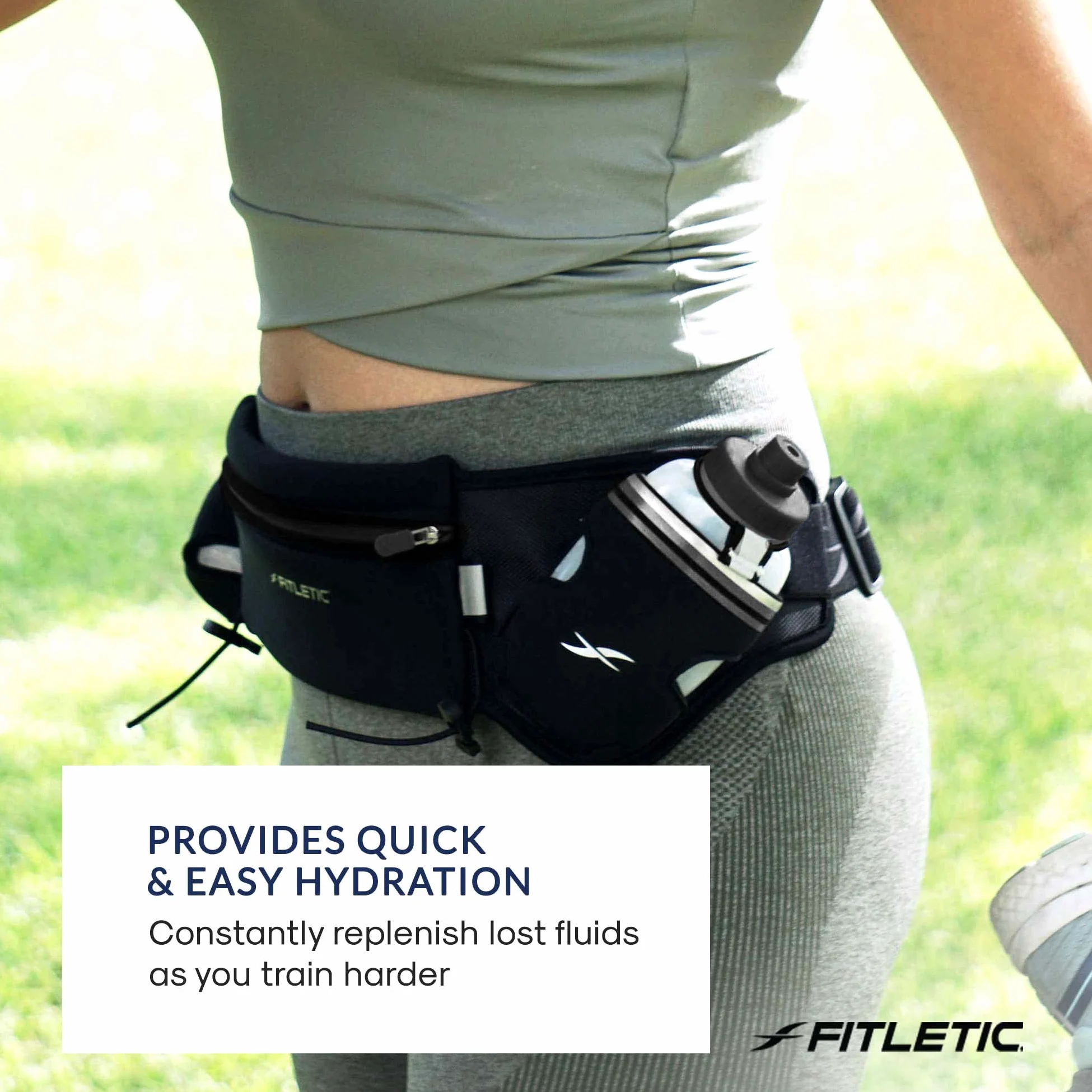 Fitletic HD08 - Cinturón de hidratación para Running