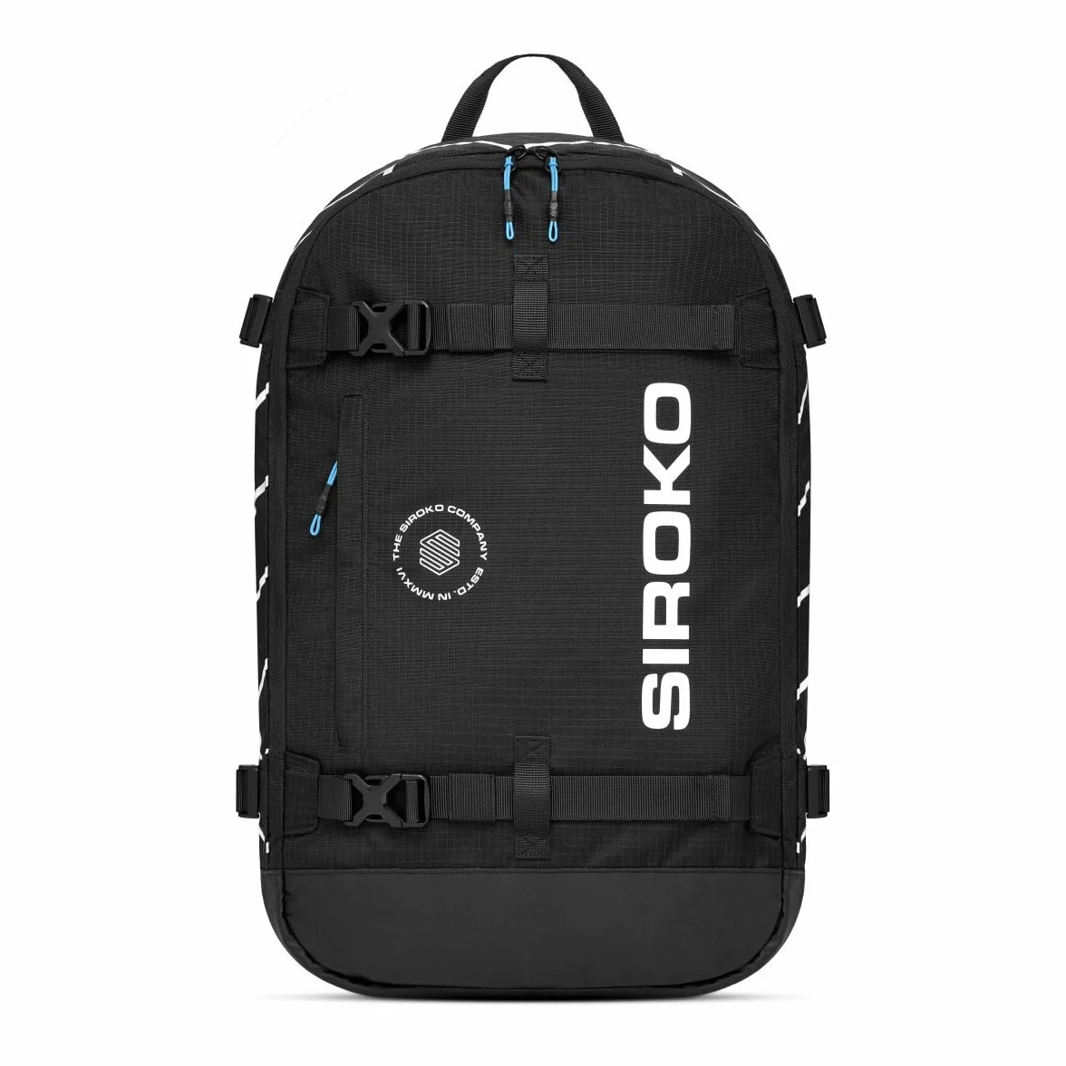 SIROKO Mochila compacta 18L nieve esquí Cove Negro