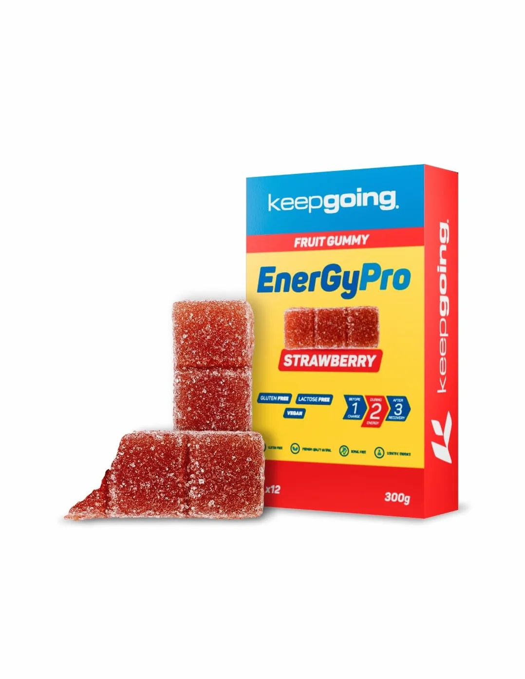 Keepgoing EnergyPro Gummy Fresa 12uds 25g