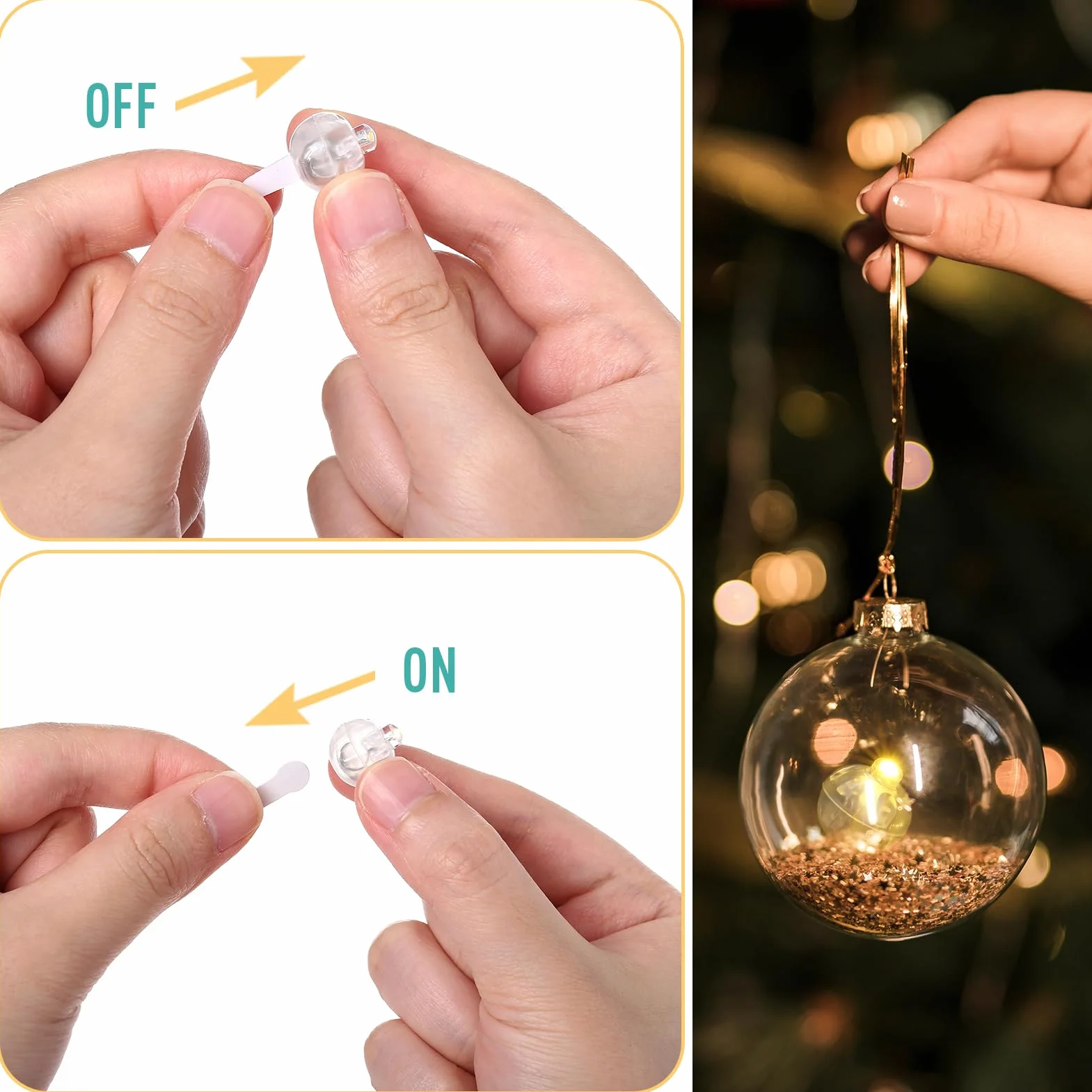 LIHAO 30 Piezas Mini Led Blanco Cálido Farolillos de Papel para Boda Cumpleaños Fiesta