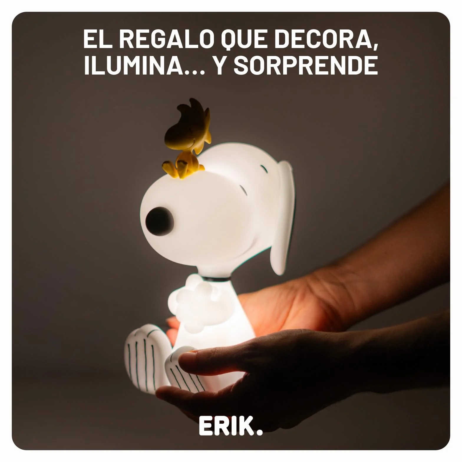 Grupo Erik Snoopy Lampka Nocna USB/Pilas Dekoracja Pokoju Dziecięcego