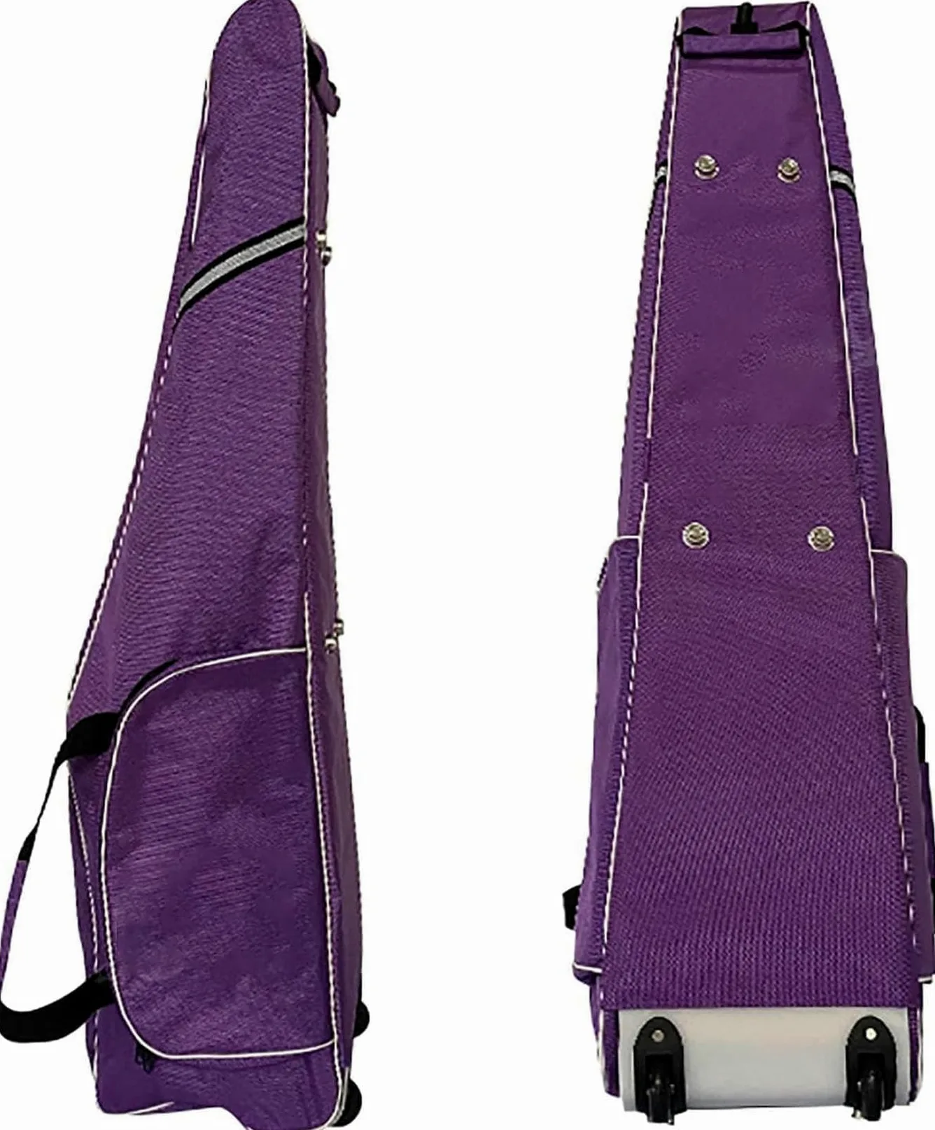 Bolsa de equipo de esgrima con ruedas, almacenamiento Oxford impermeable para espada, sable y papel de aluminio, bolsa cuadrada para espadas para un fácil transporte y organización